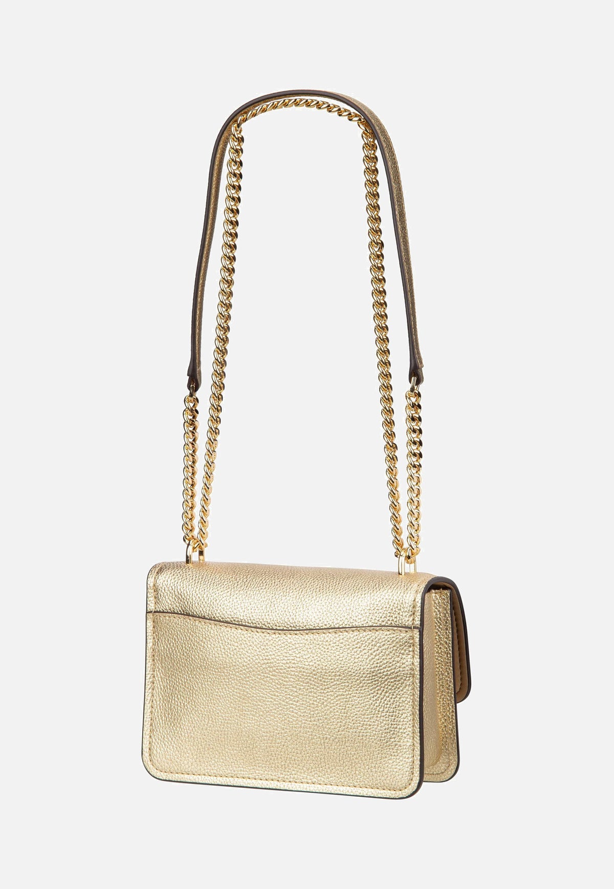 Michael Kors Claire SM Xbody Pebble Pale Gold Abendtasche
