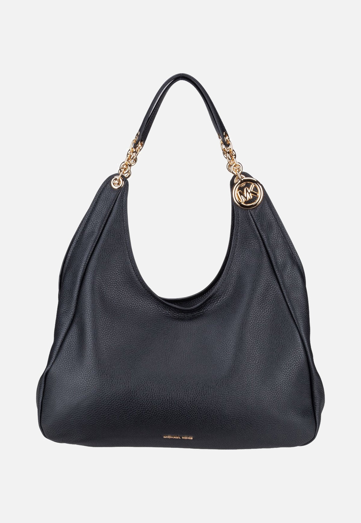 Michael Kors Ellie LG Trpl Compt Shldr Tote Black Hobo Bag