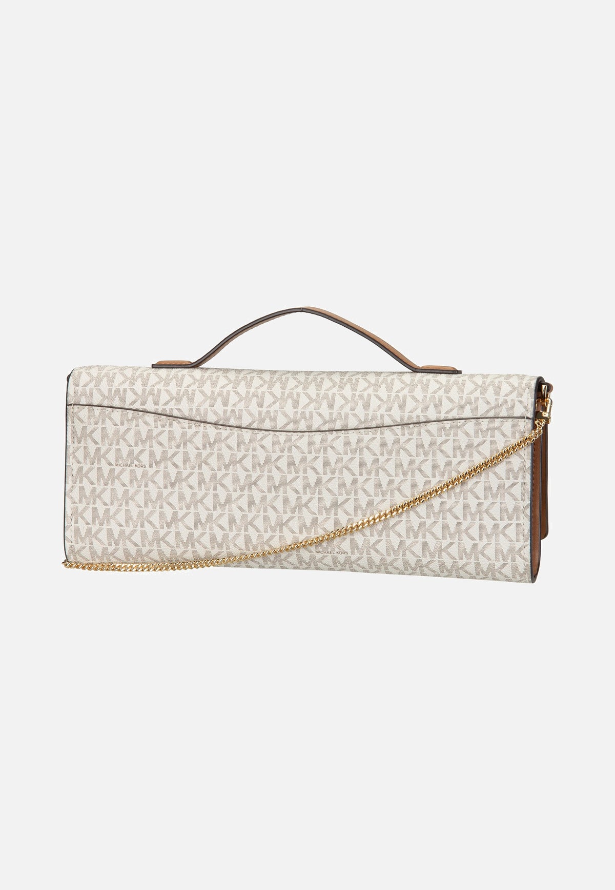 Michael Kors Hamilton Moderne Medium Ew Th Clutch Vanilla/Acorn Clutch