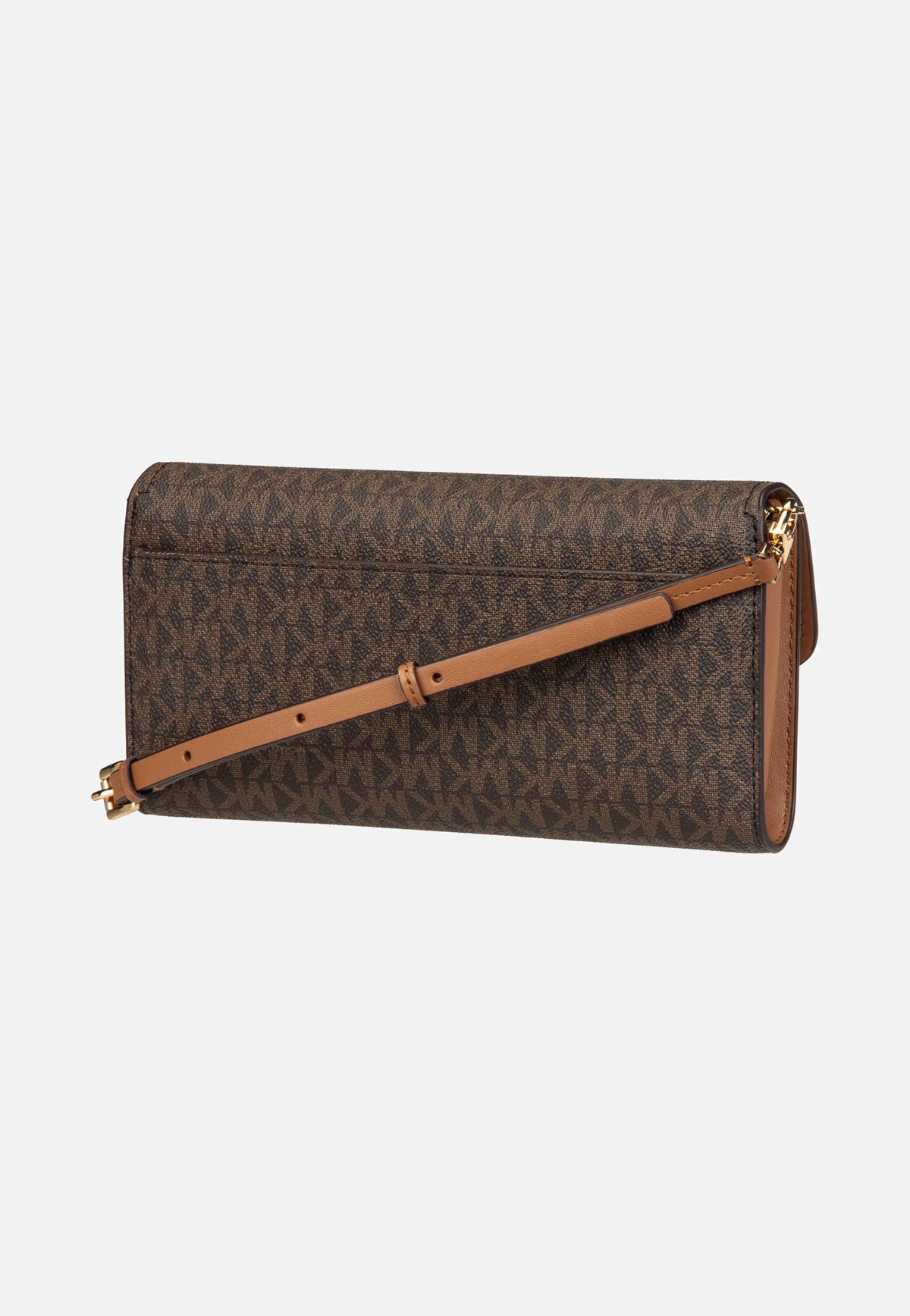 Michael Kors Jet Set SM Ew Flap Crossbody Brown/Acorn Abendtasche