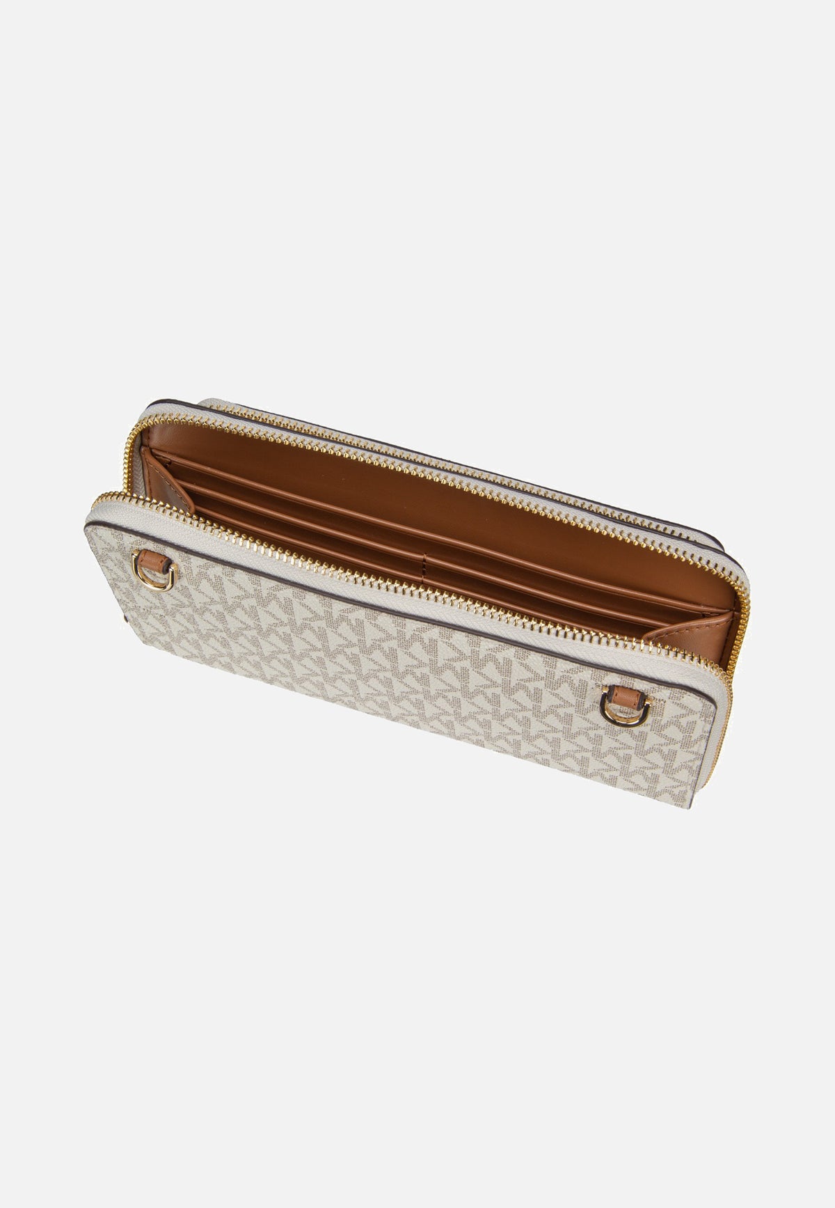Michael Kors Jet Set LG Continental Xbody Vanilla/Acorn Abendtasche
