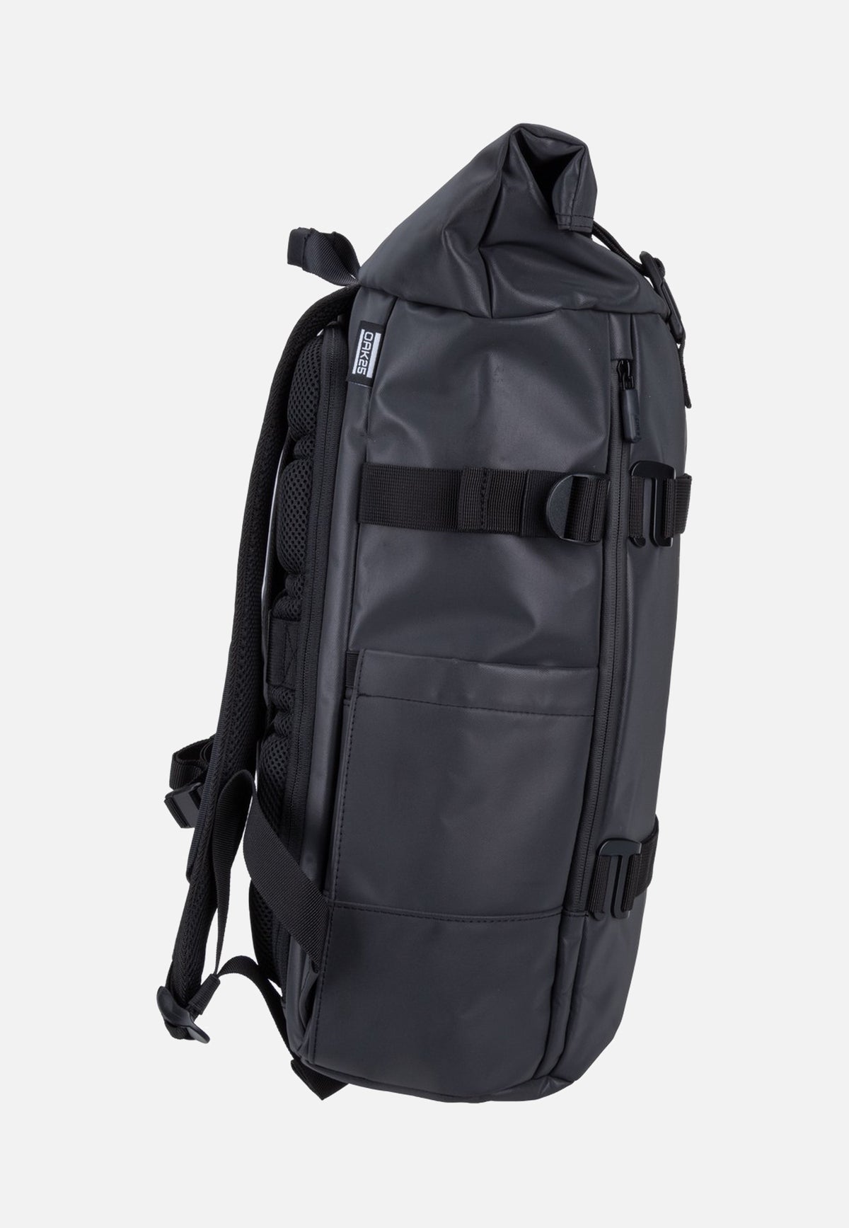 OAK25 LumoSense Rolltop Black Rolltop Rucksack