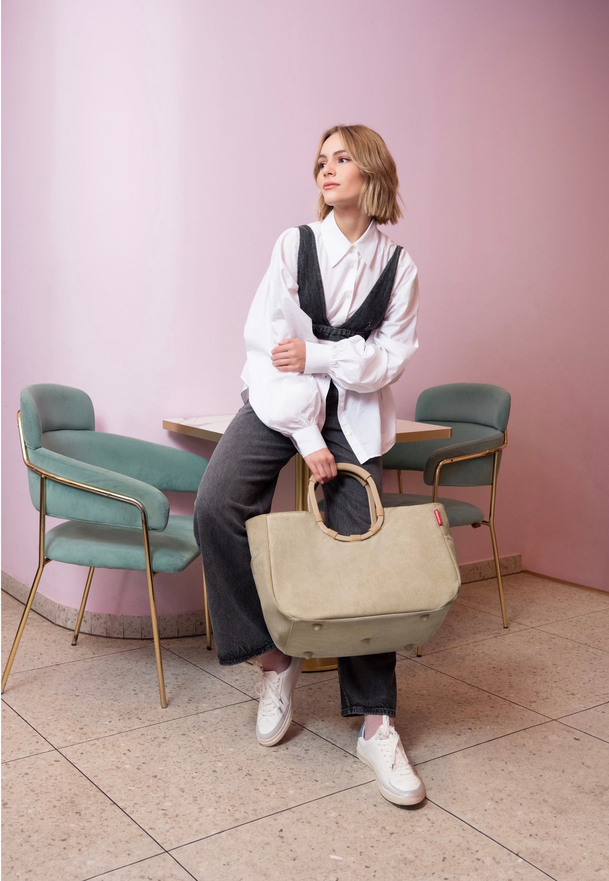 reisenthel Loopshopper L Frame Cord Sand Einkaufskorb