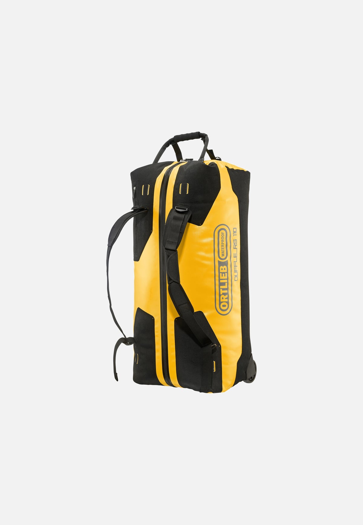ORTLIEB Duffle RS 110L Sonnengelb Schwarz Reisetasche mit Rollen