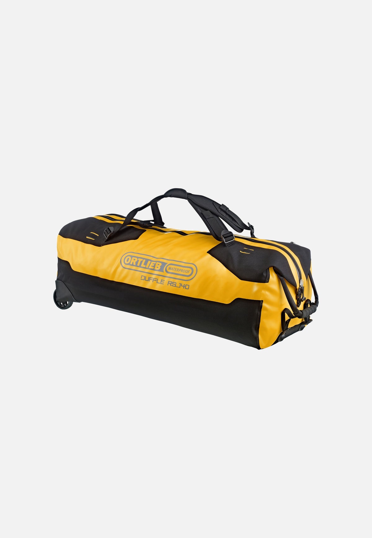 ORTLIEB Duffle RS 140L Sonnengelb Schwarz Reisetasche mit Rollen