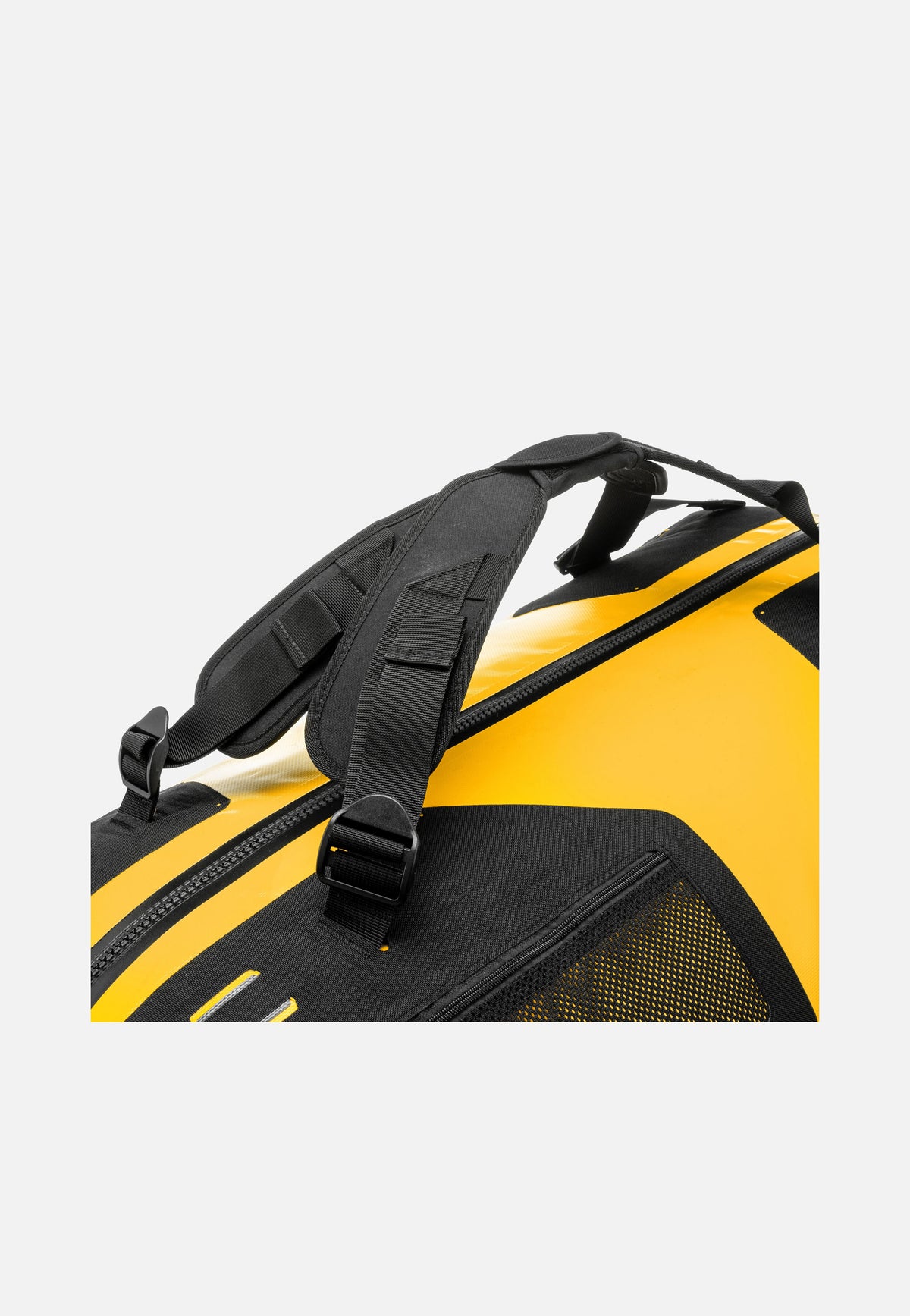 ORTLIEB Duffle RS 85L Sonnengelb Schwarz Reisetasche mit Rollen