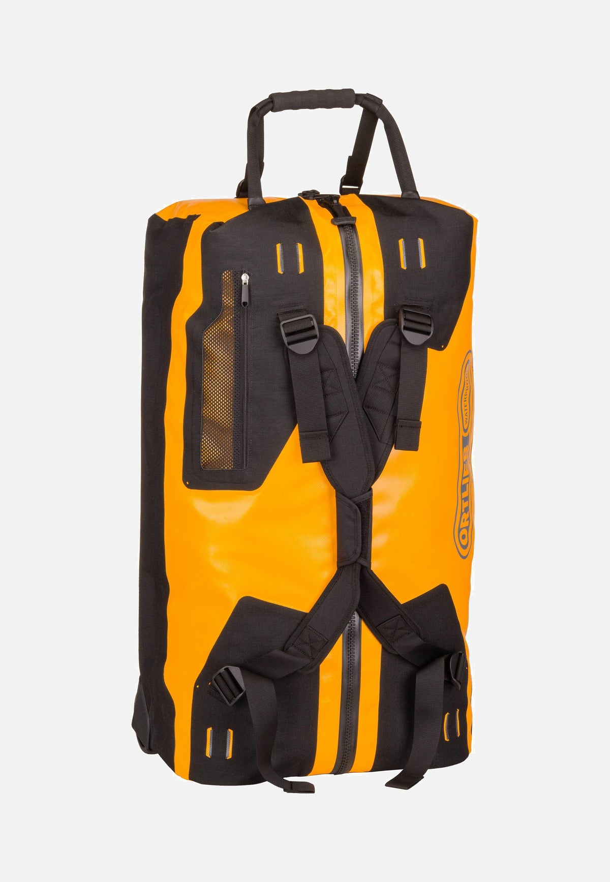 ORTLIEB Duffle RS 85L Sonnengelb Schwarz Reisetasche mit Rollen