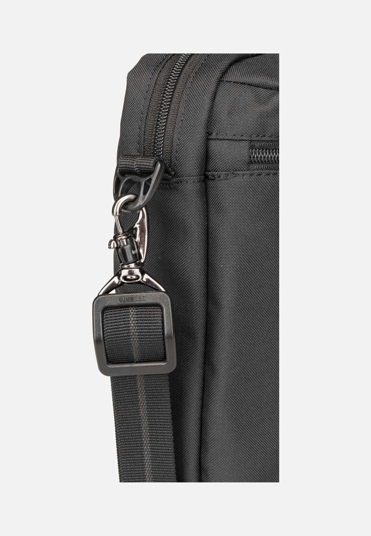 Pacsafe GO Festival Jet Black Crossbody Bag