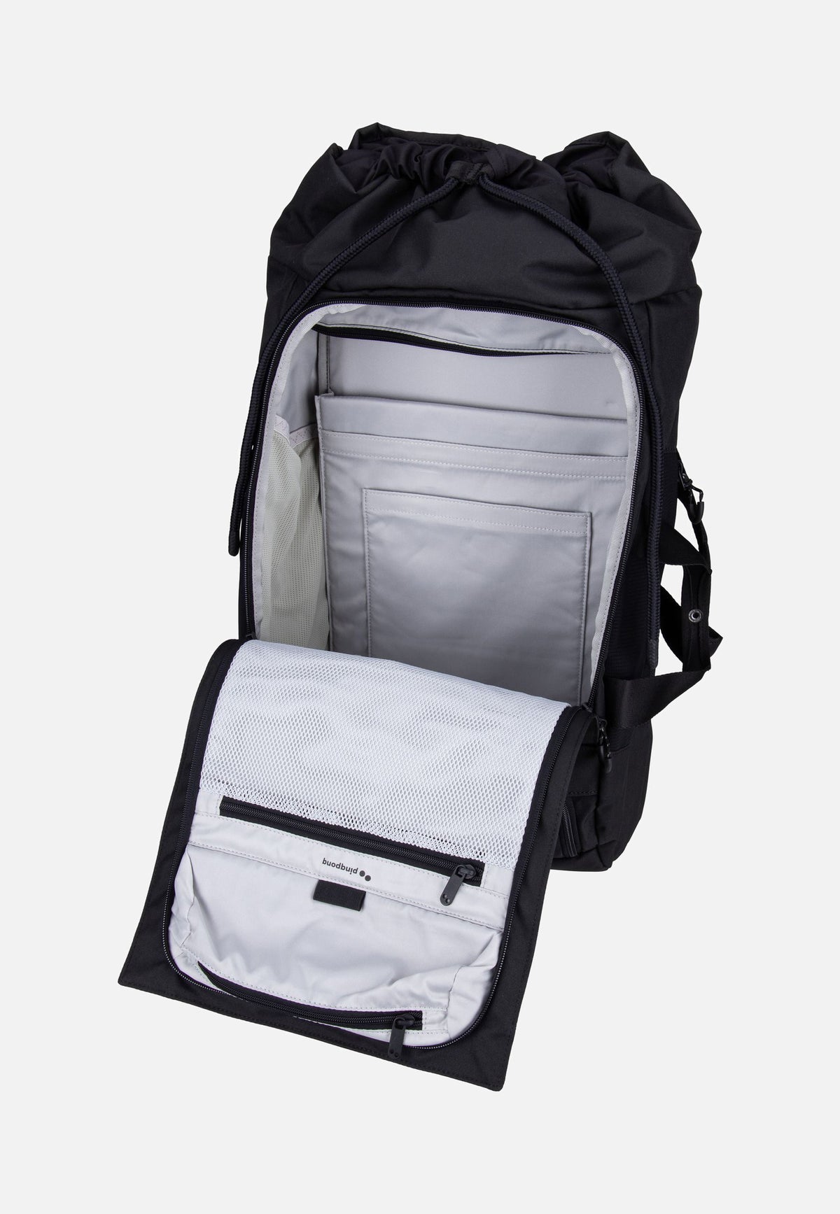 pinqponq Blok Large Rooted Black Reiserucksack