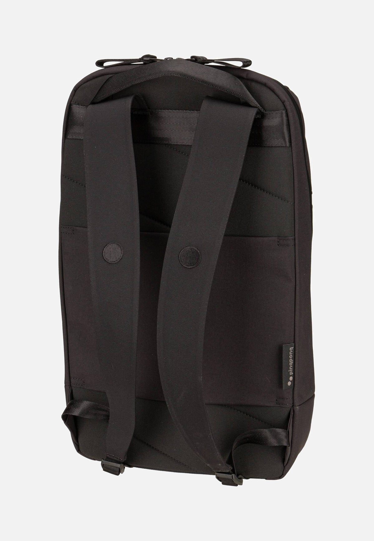 pinqponq Kontor Solid Black Rucksack