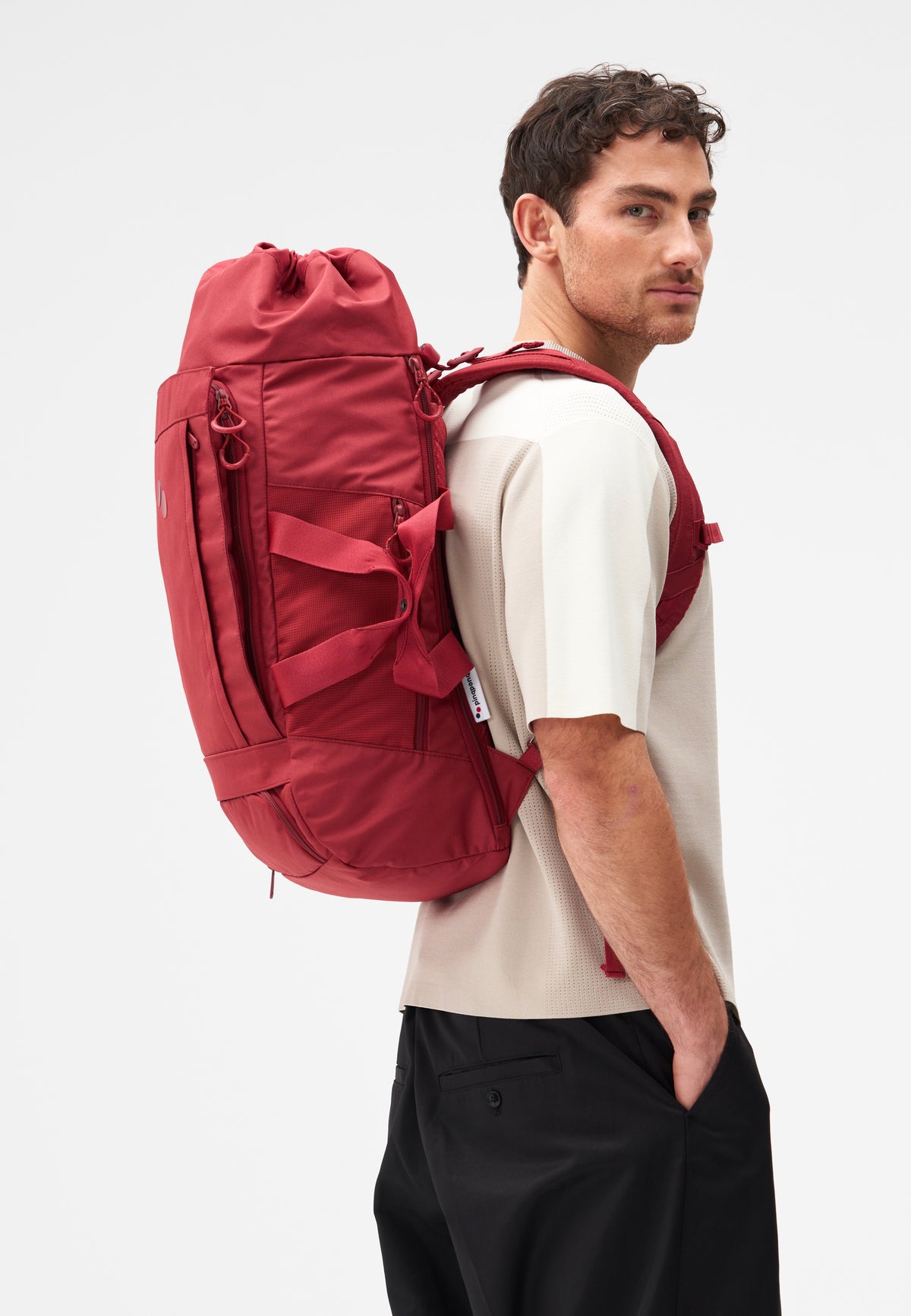 pinqponq Blok Large Sienna Red Reiserucksack