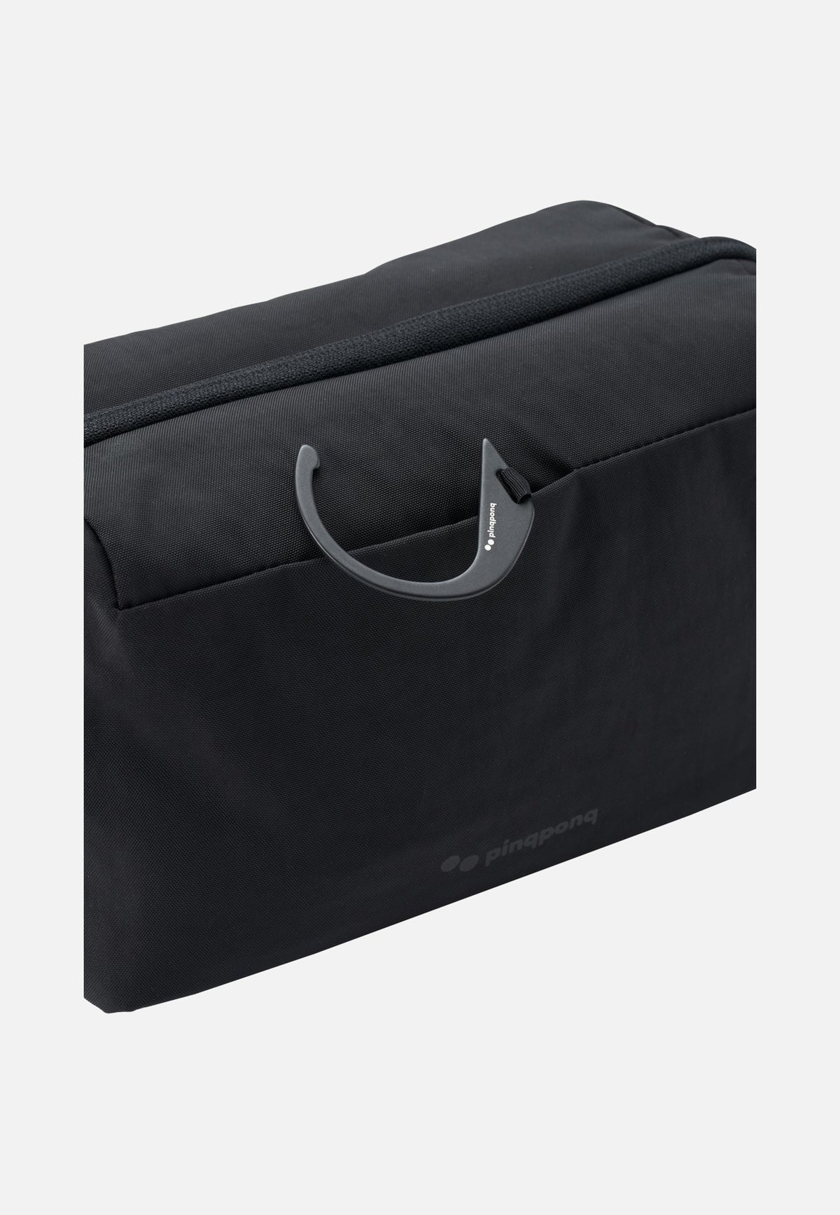 pinqponq Washbag Crinkle Black Kulturbeutel