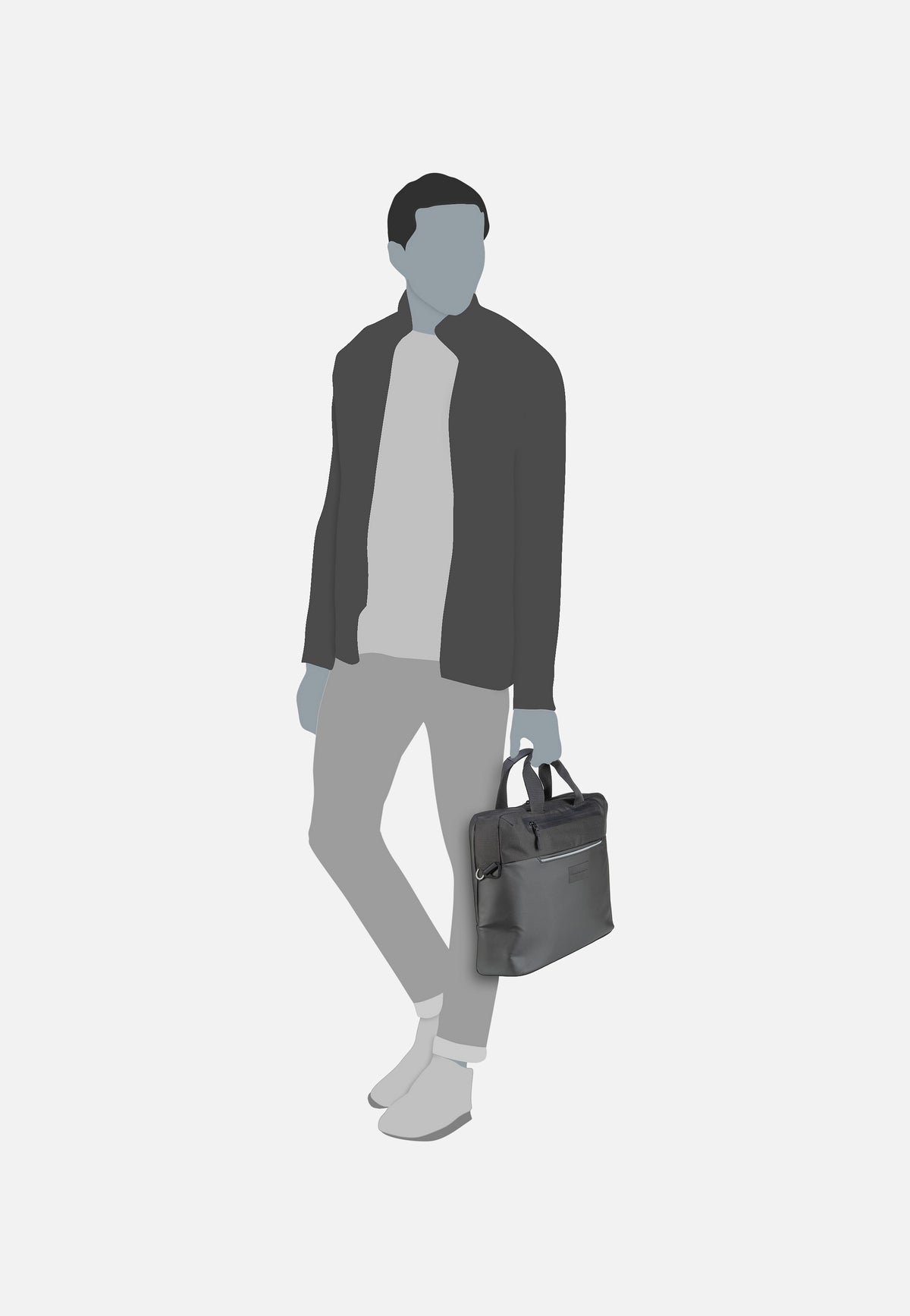 Porsche Design Urban Eco M Black Aktentasche