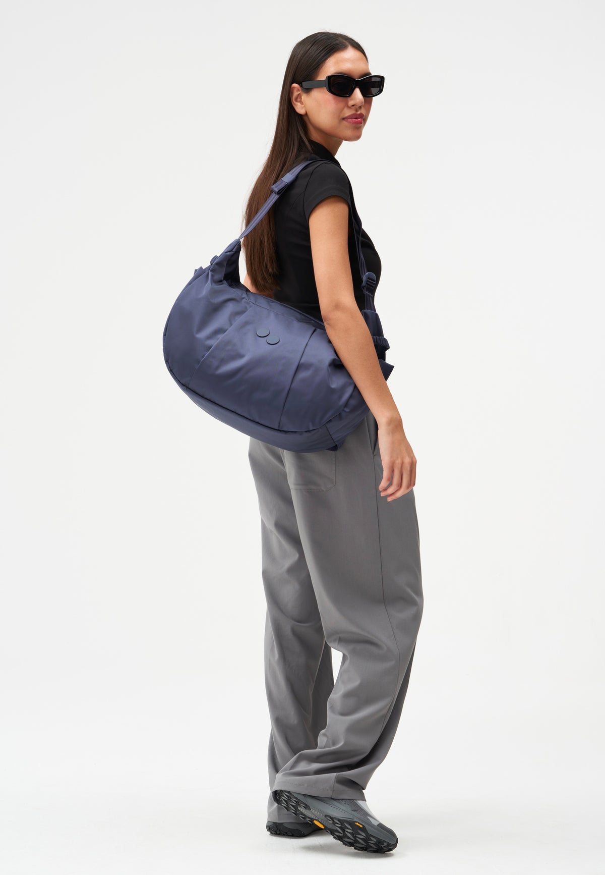 pinqponq Krumm Large Changeant Glazed Dusk Hobo Bag