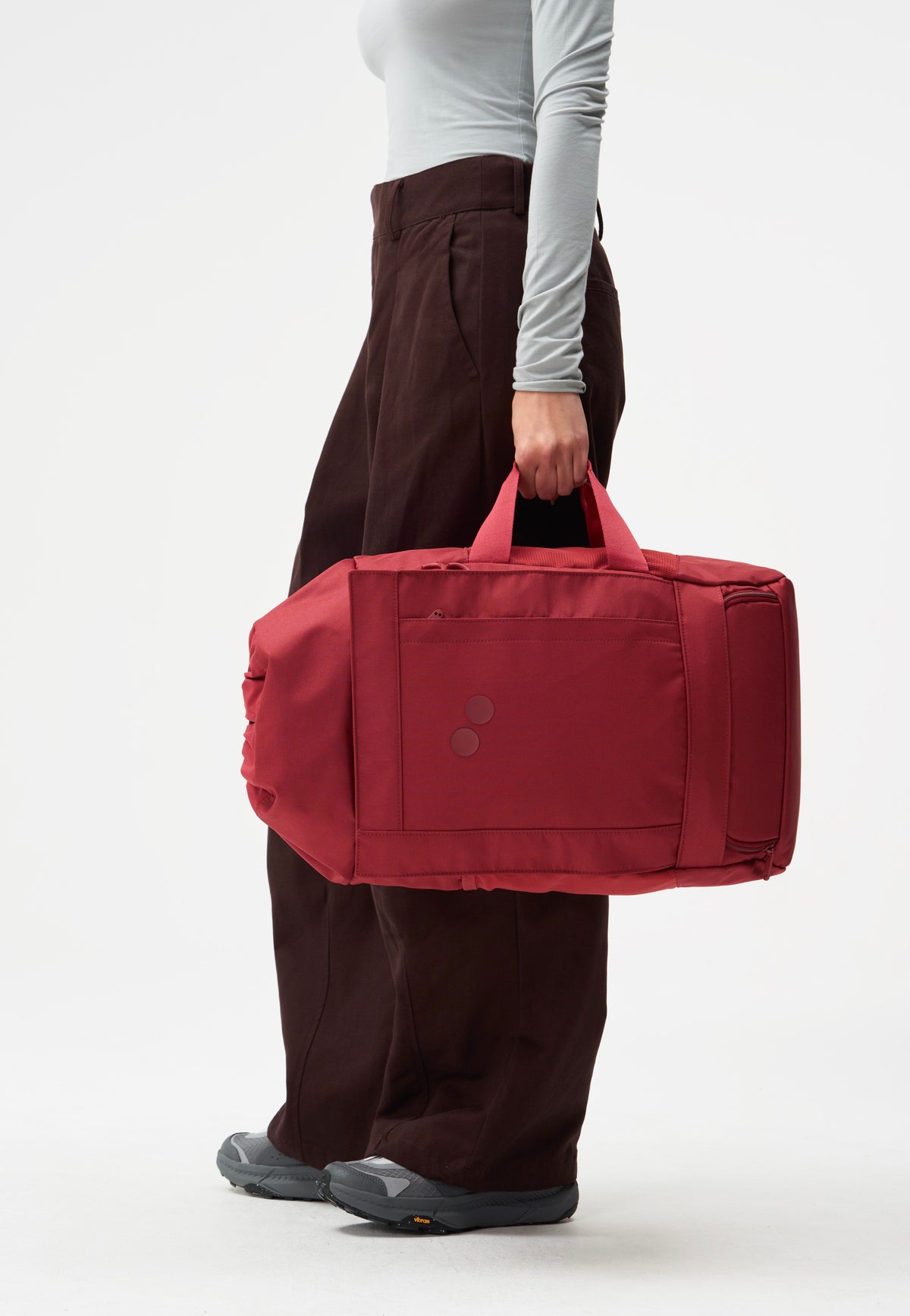 pinqponq Blok Medium Sienna Red Reiserucksack