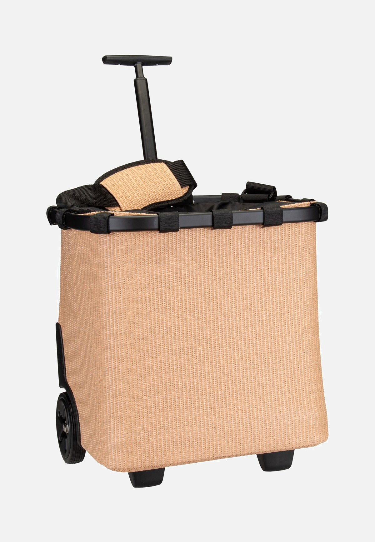reisenthel Carrycruiser Frame Raffia Black Shopping Trolley