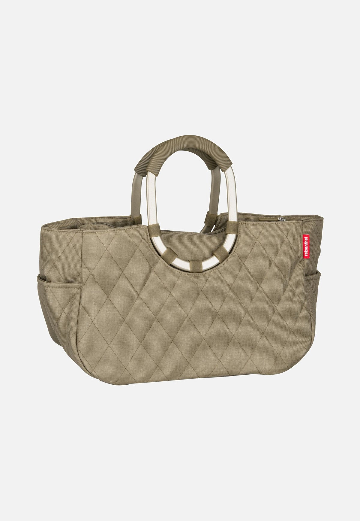 reisenthel Loopshopper M Frame Rhombus Olive Einkaufskorb