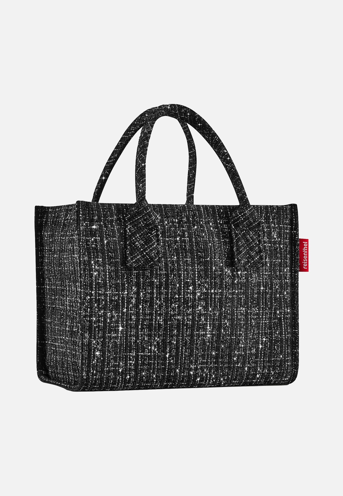 reisenthel Daily Shopper XS Bouclé Black Tote Bag