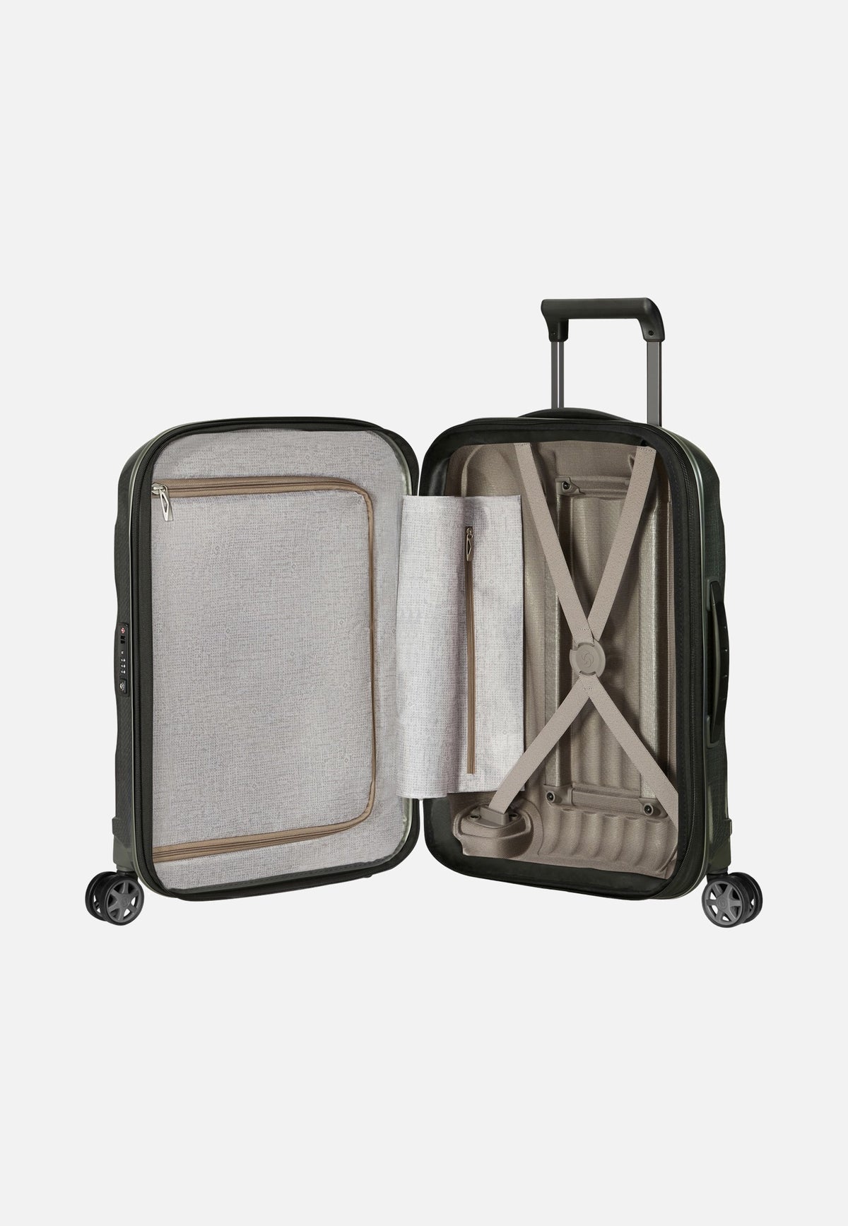 Samsonite C-Lite Spinner 55/20 Exp Metallic Green Koffer