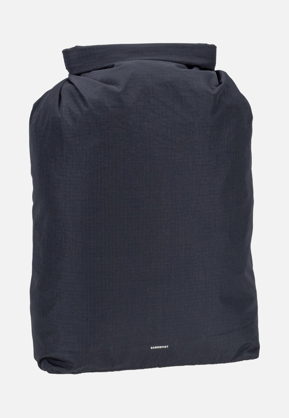 Sandqvist Grid Rolltop 14" Black Rolltop Rucksack