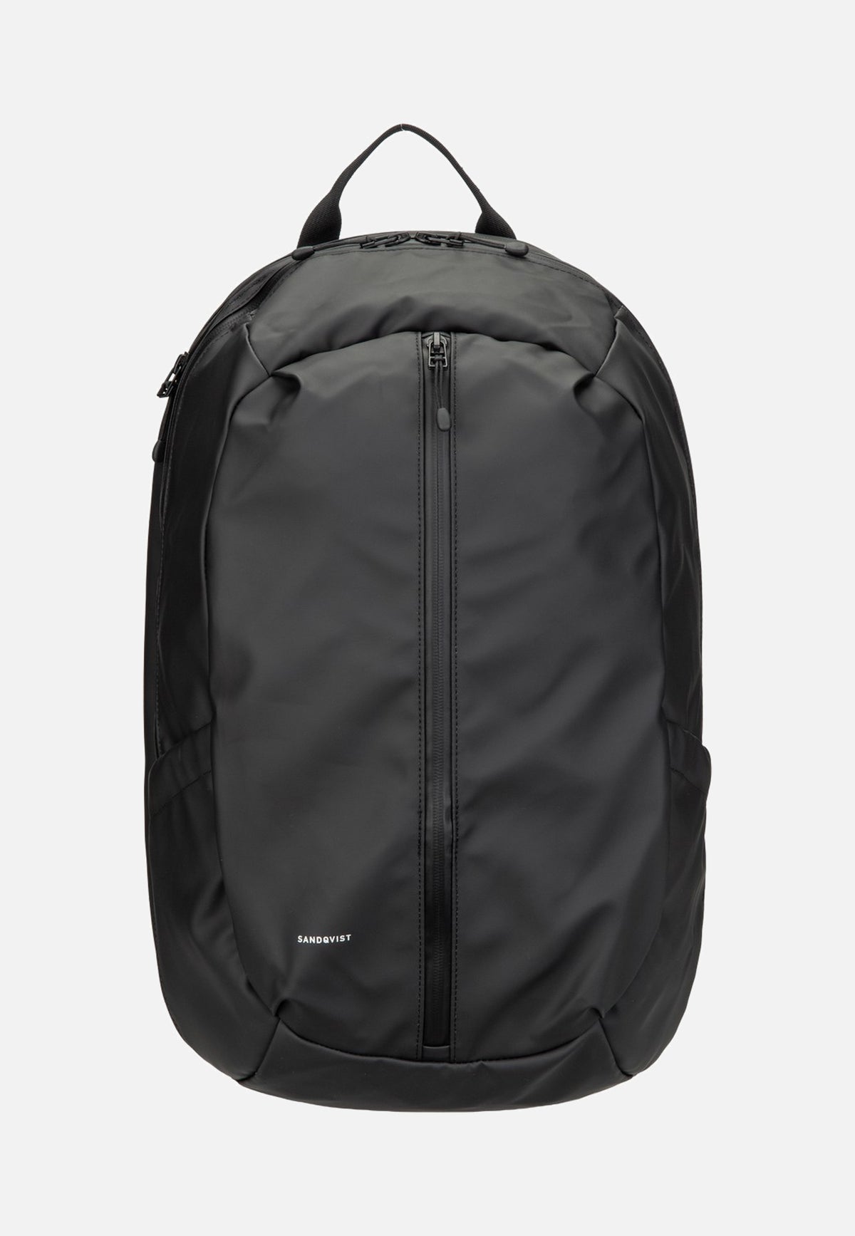 Sandqvist Stream Zipper Black Rucksack