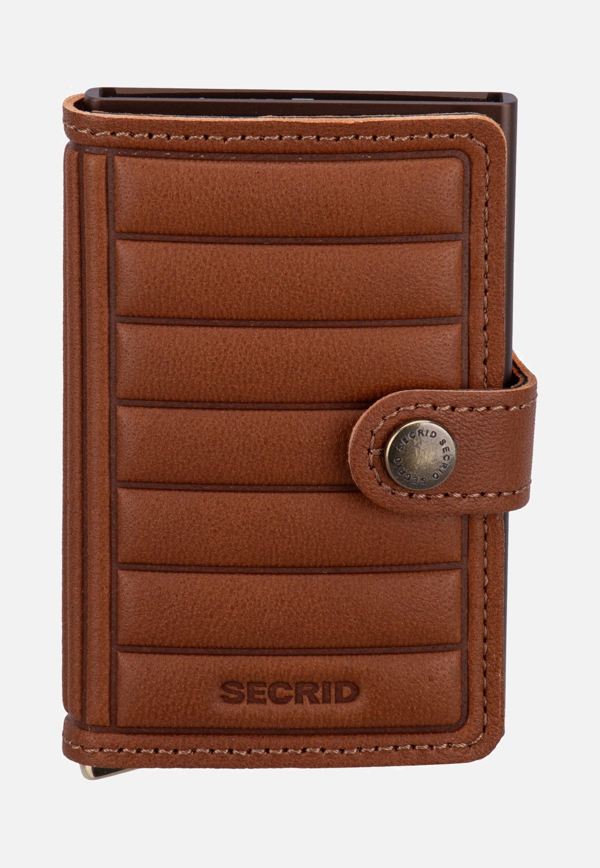 Secrid Premium Miniwallet+ Emboss Lin Cognac Portemonnaie