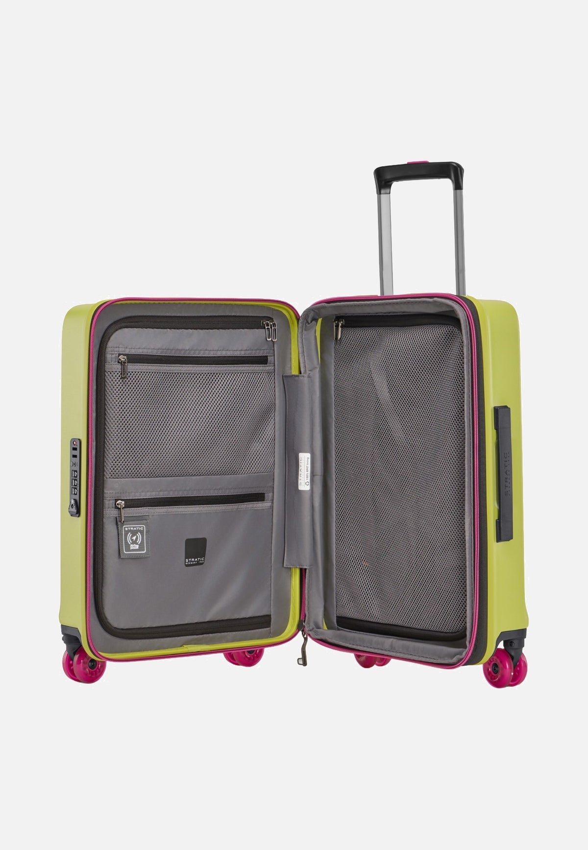 Stratic Buzz Trolley S Lime Green Koffer