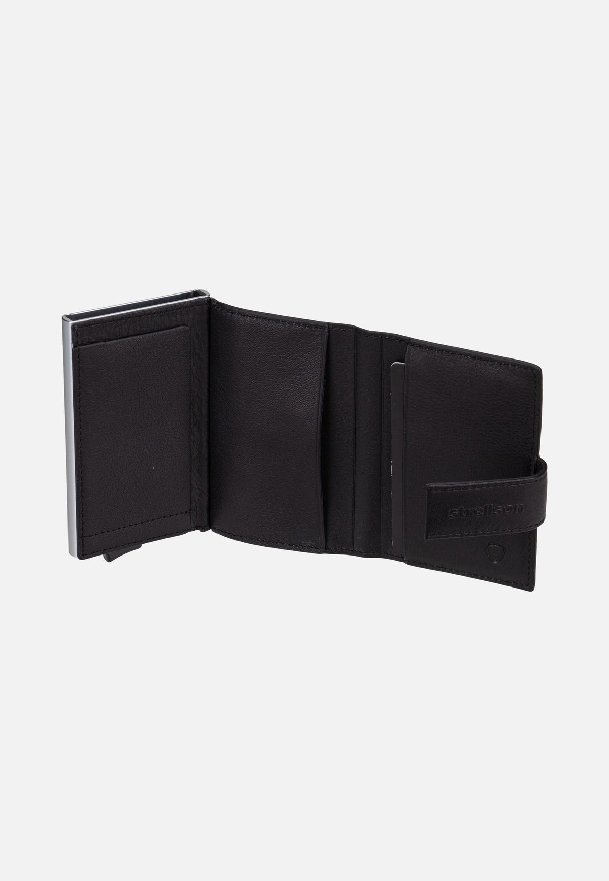 Strellson Carter C Two E-Cage SV8 Black Portemonnaie