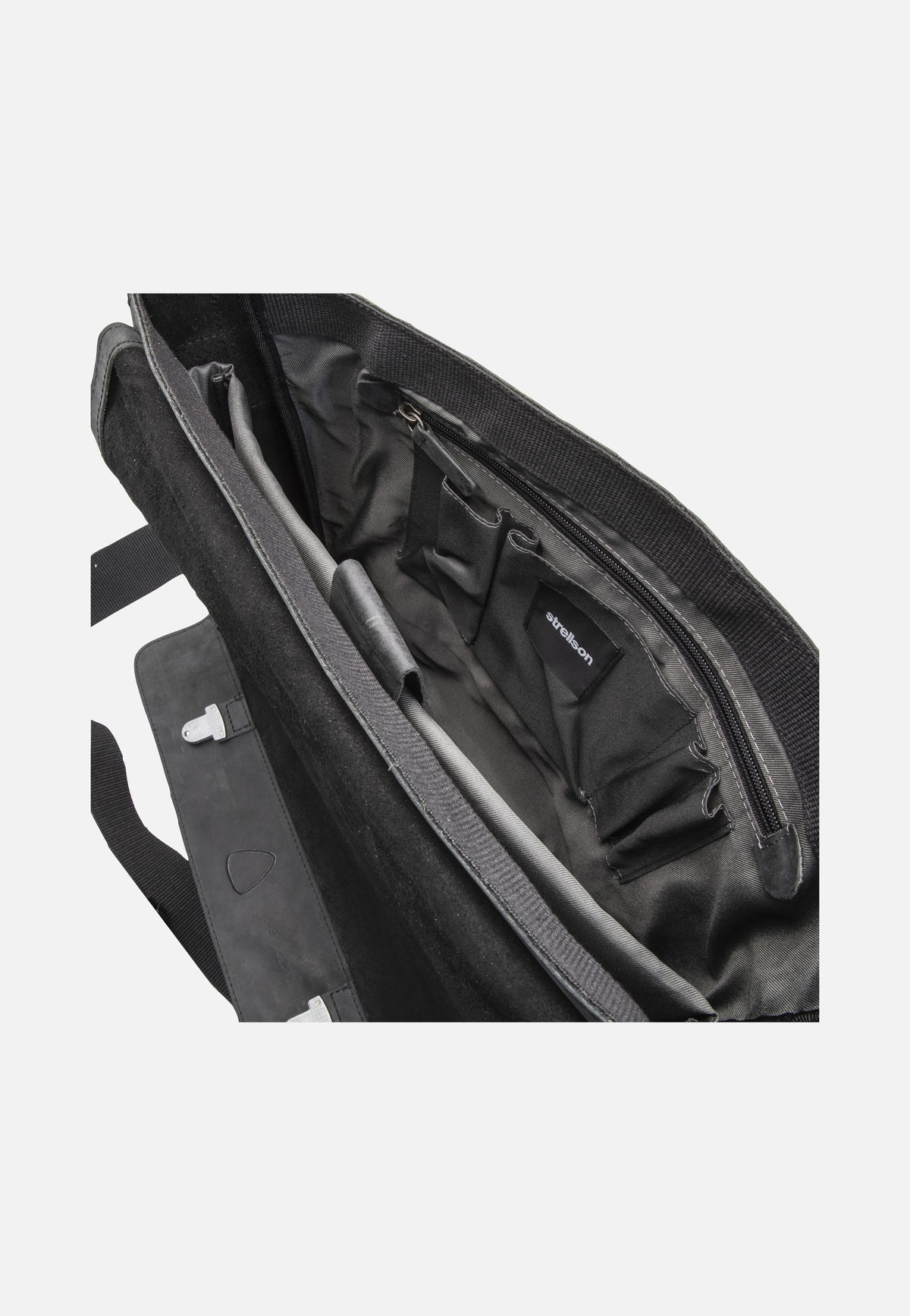 Strellson Richmond Messenger LH Black Messenger Bag