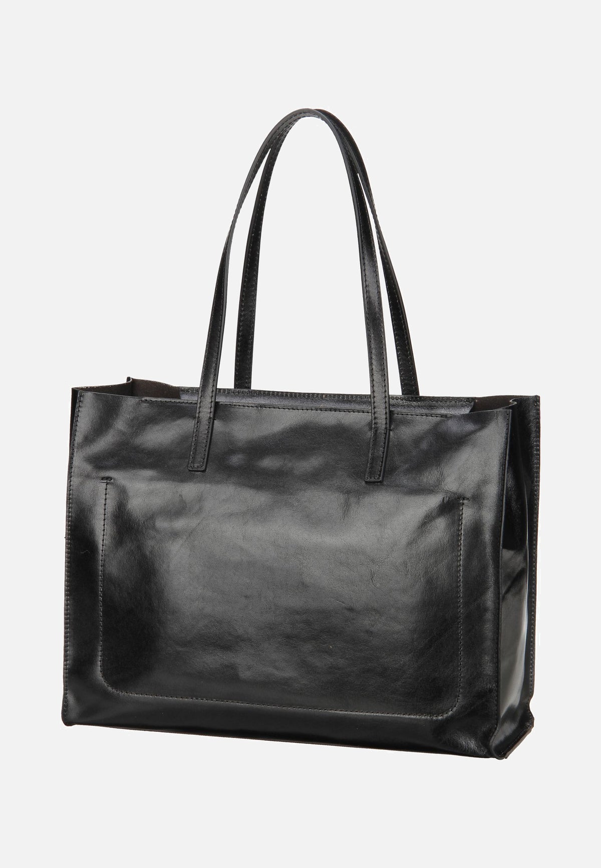 The Bridge Mirra Shopping with Zip 1314 Nero/Oro Shopper