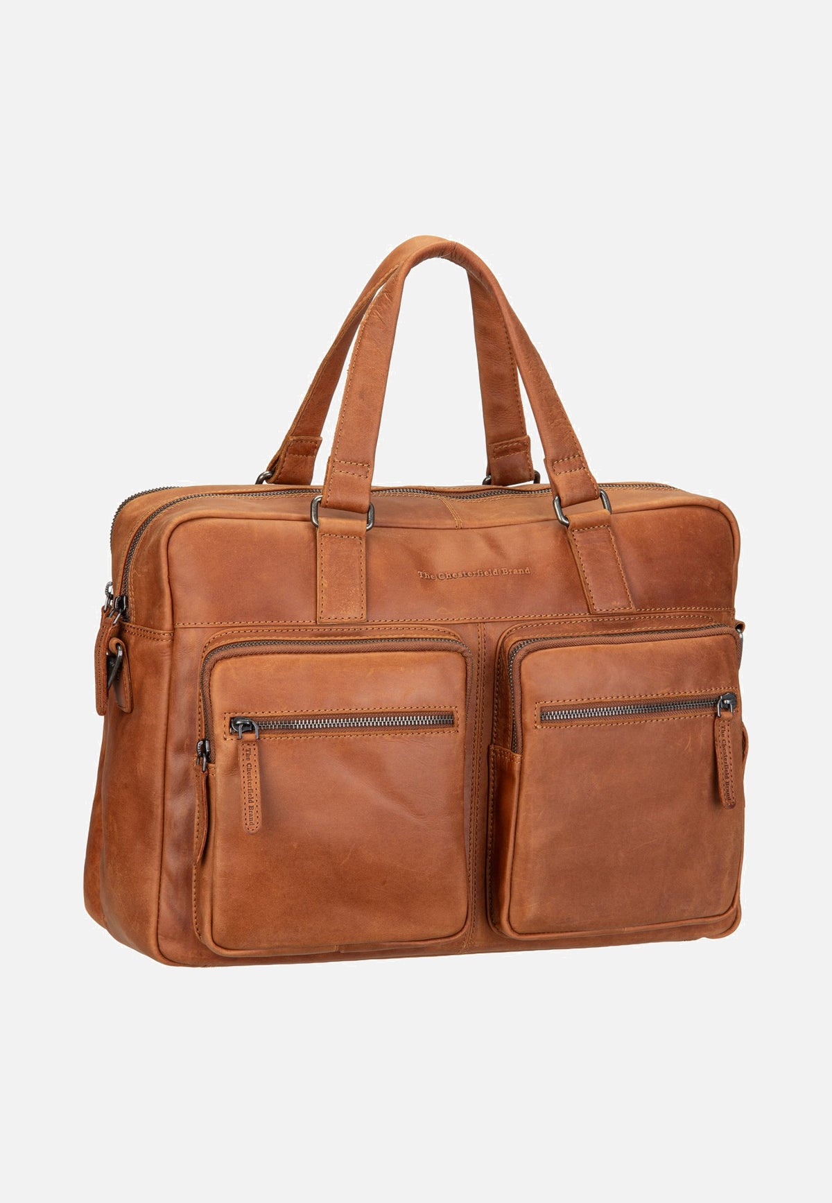 The Chesterfield Brand Misha 1034 Cognac Briefcase