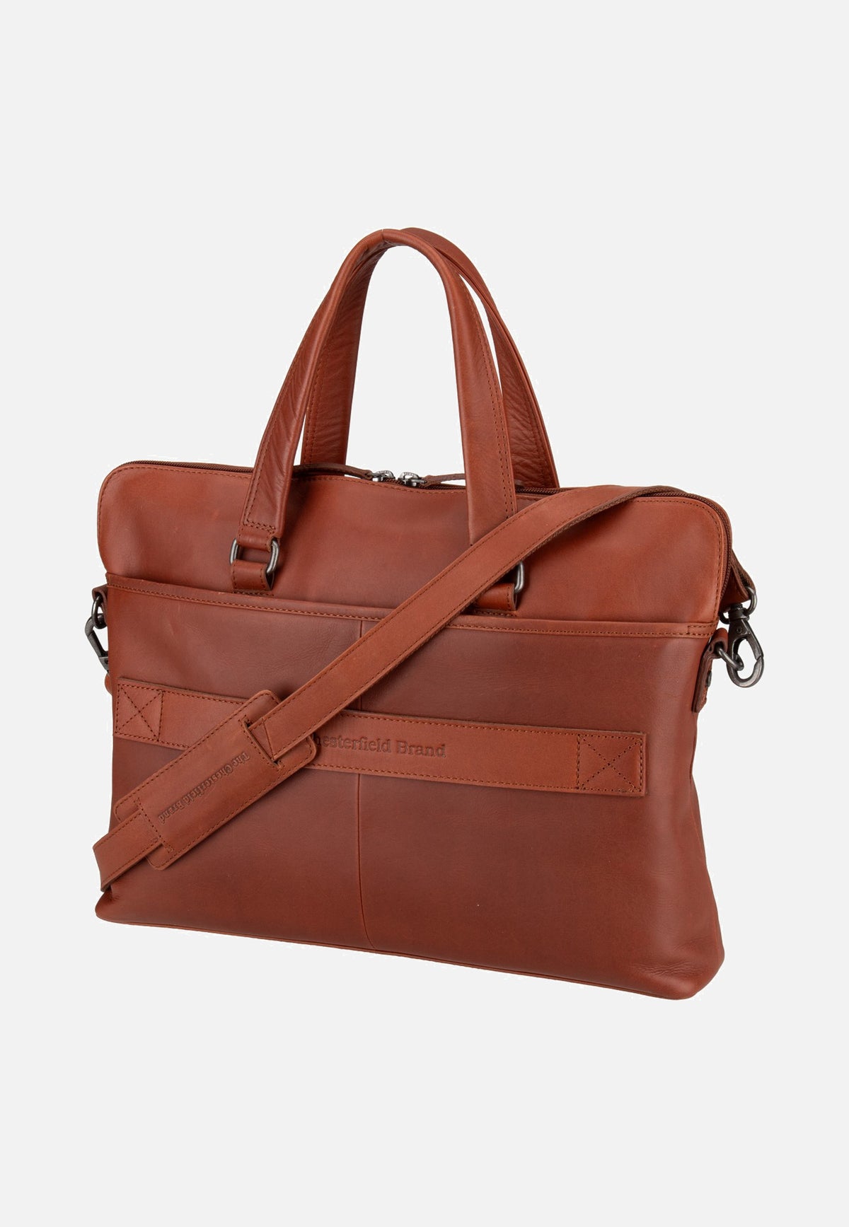 The Chesterfield Brand Elvas 1103 Cognac Aktentasche