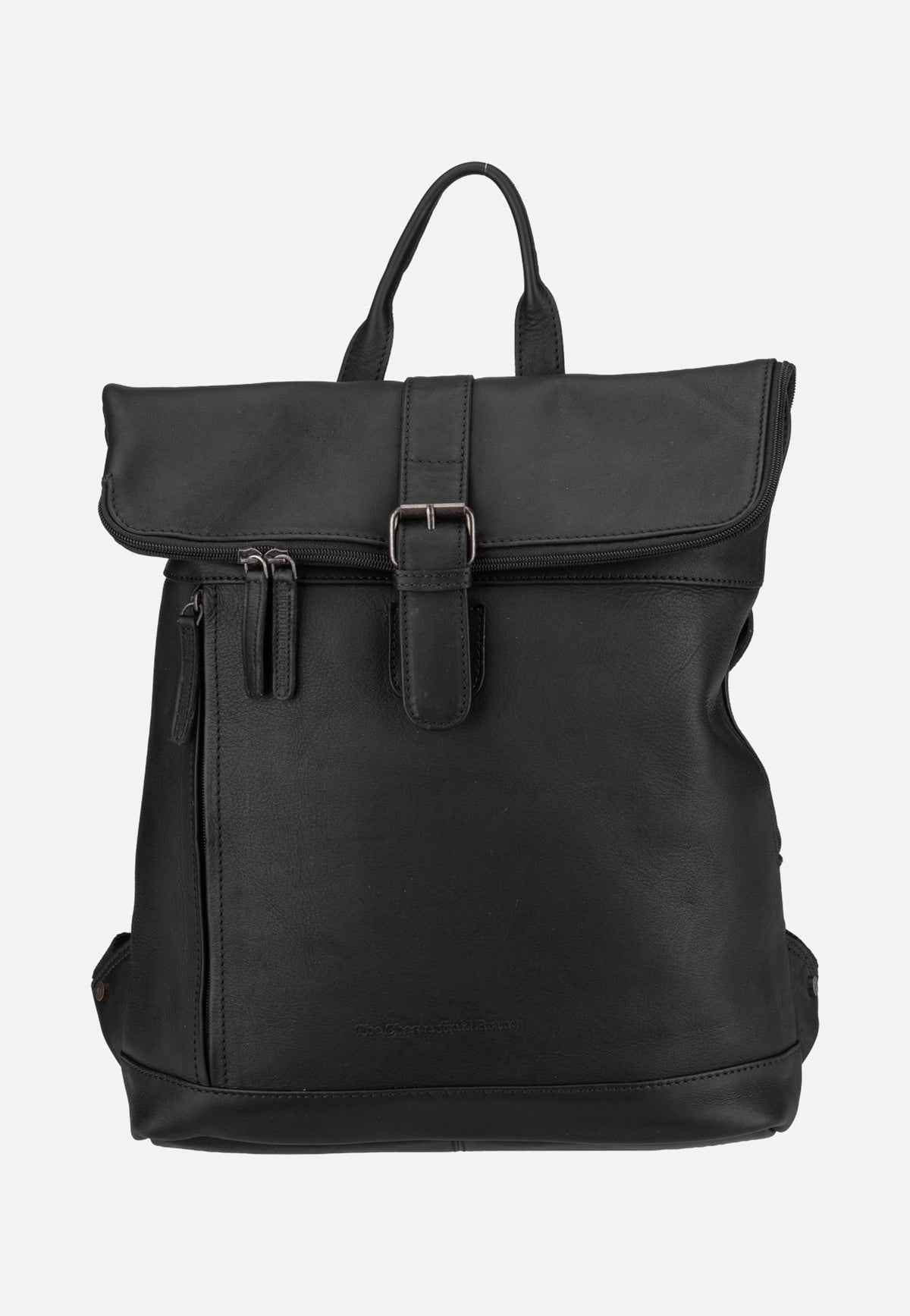 The Chesterfield Brand Larsson 0338 Black Rolltop Rucksack