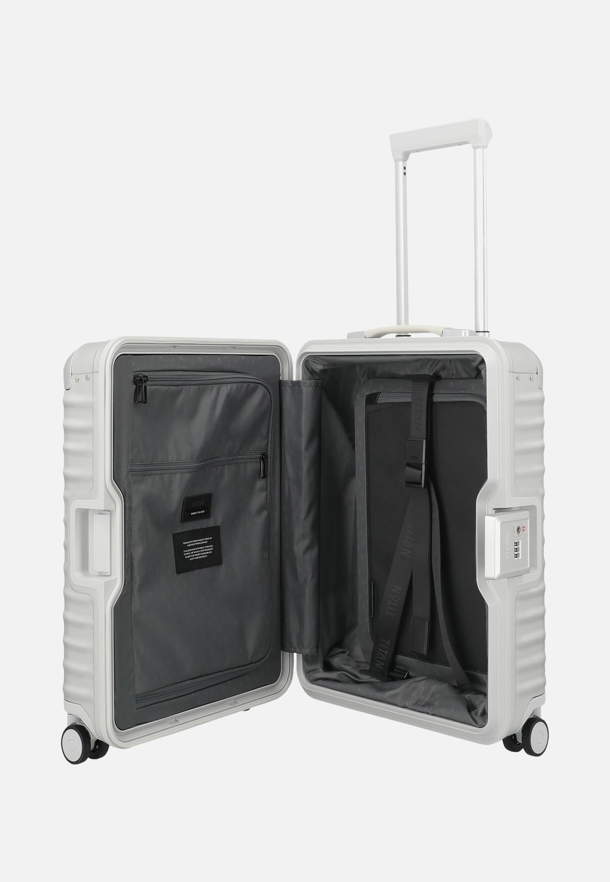 Titan ETERNITY 4w Trolley S23 Silver Koffer