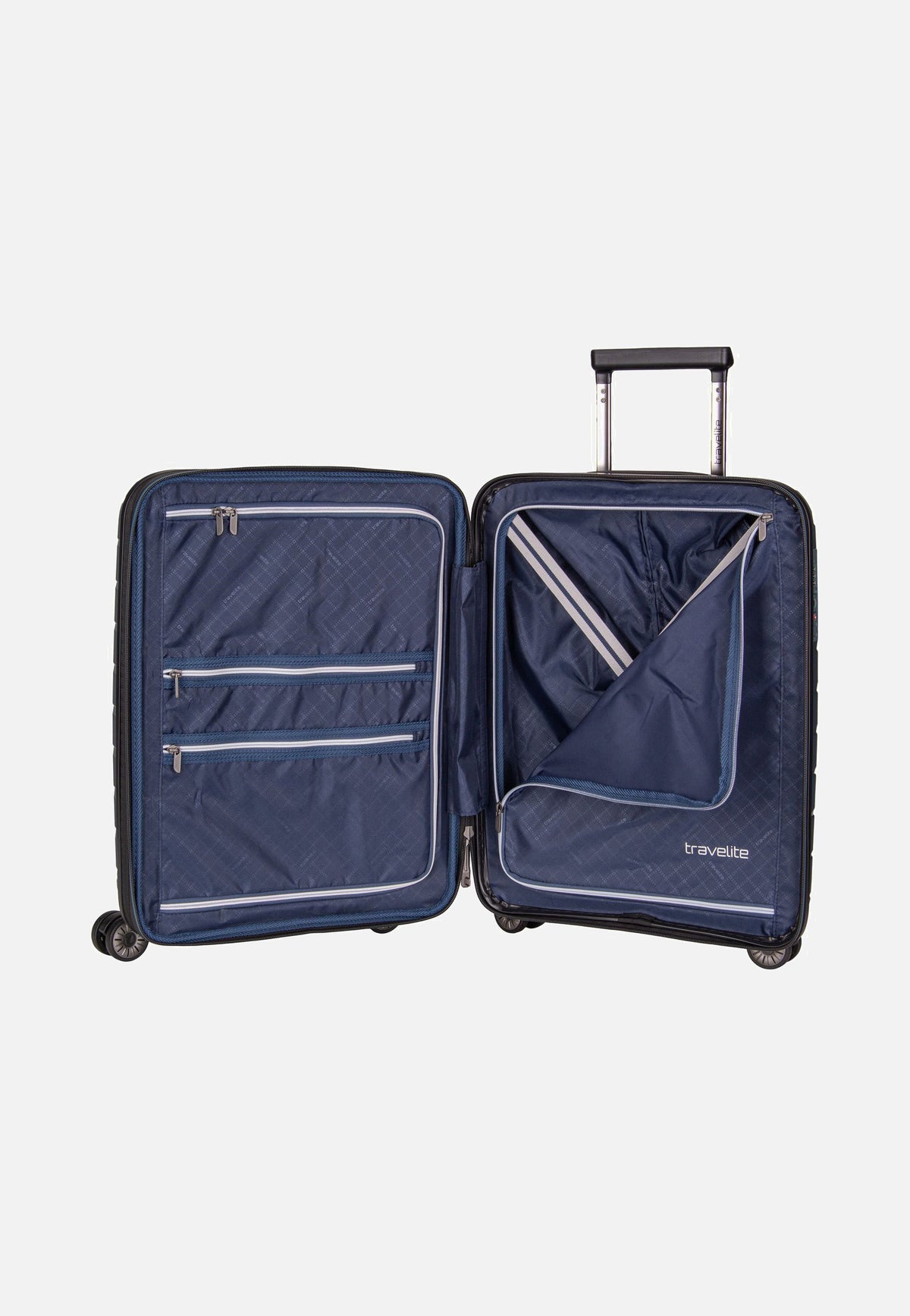 travelite Air Base 4-Rad Trolley S Exp Ice Blue Koffer