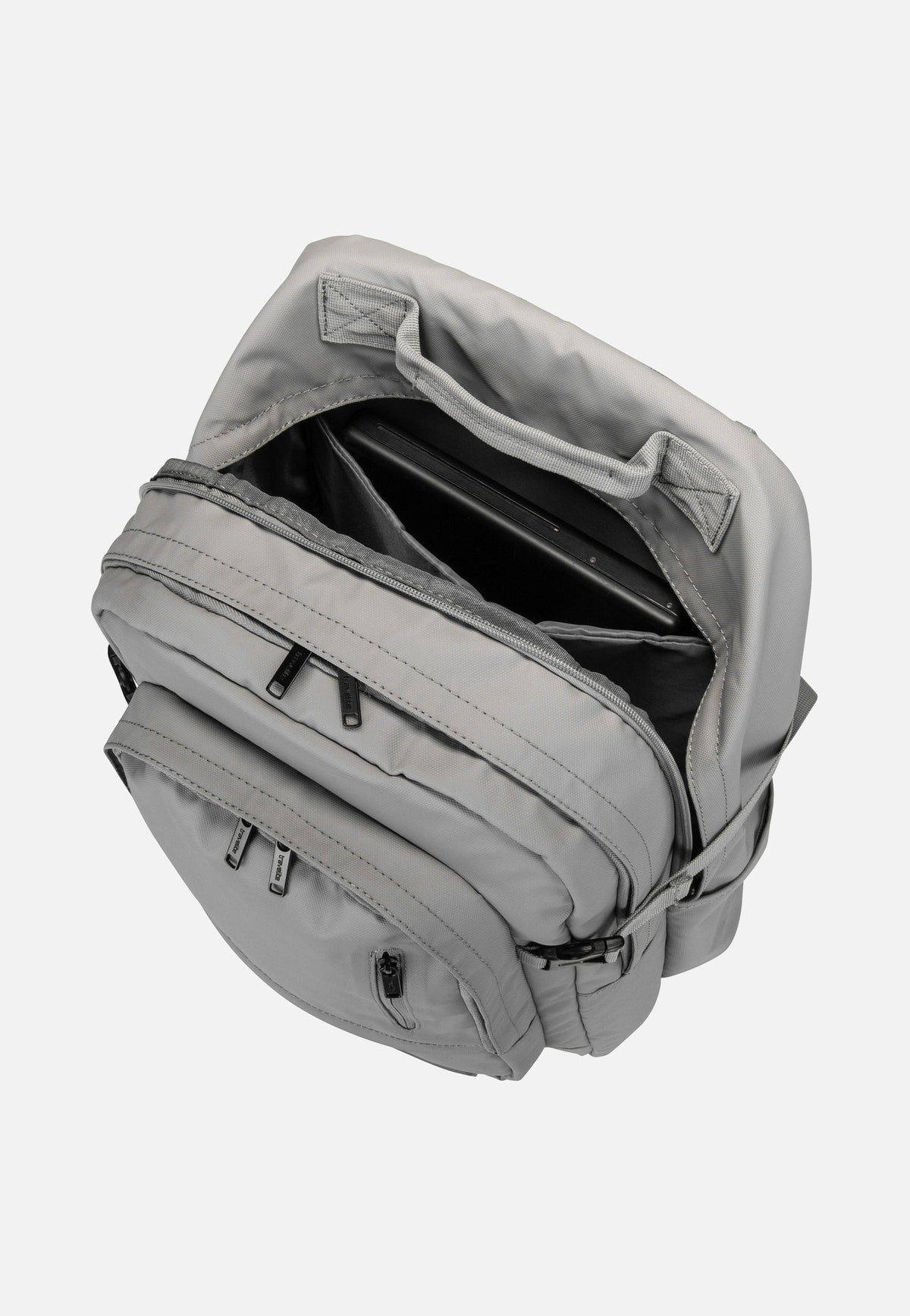 travelite Basics Rollup Daypack Hellgrau Rucksack