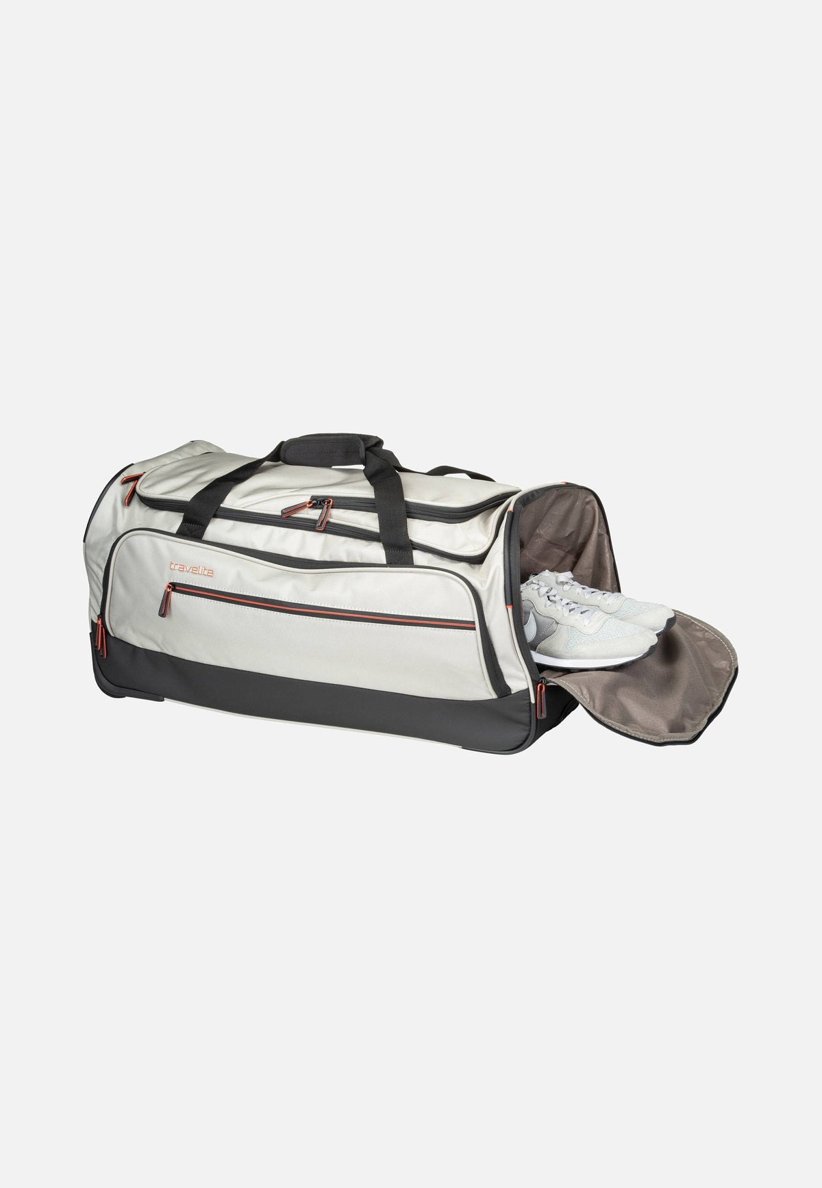travelite Crosslite M Natur Reisetasche mit Rollen