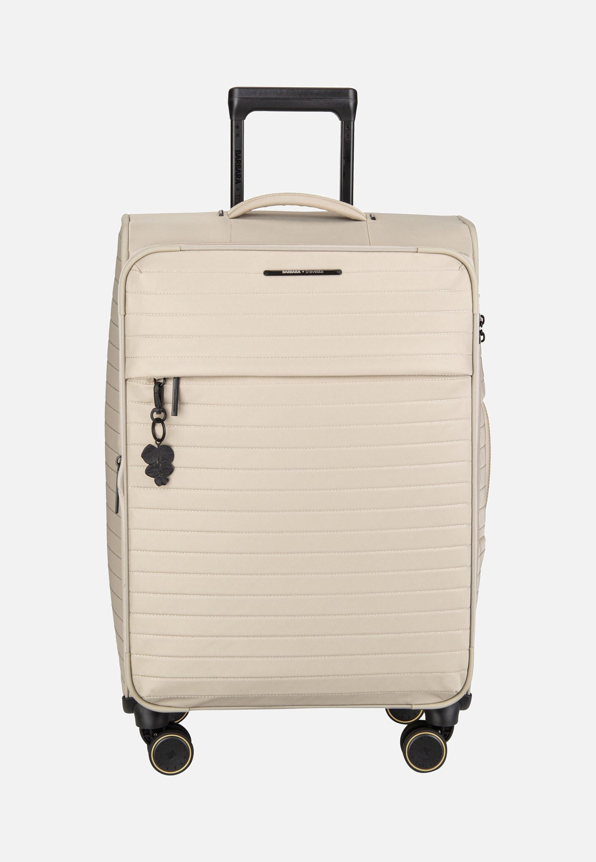 travelite Barbara Stepp 4W Trolley M Exp Satin Nude Koffer