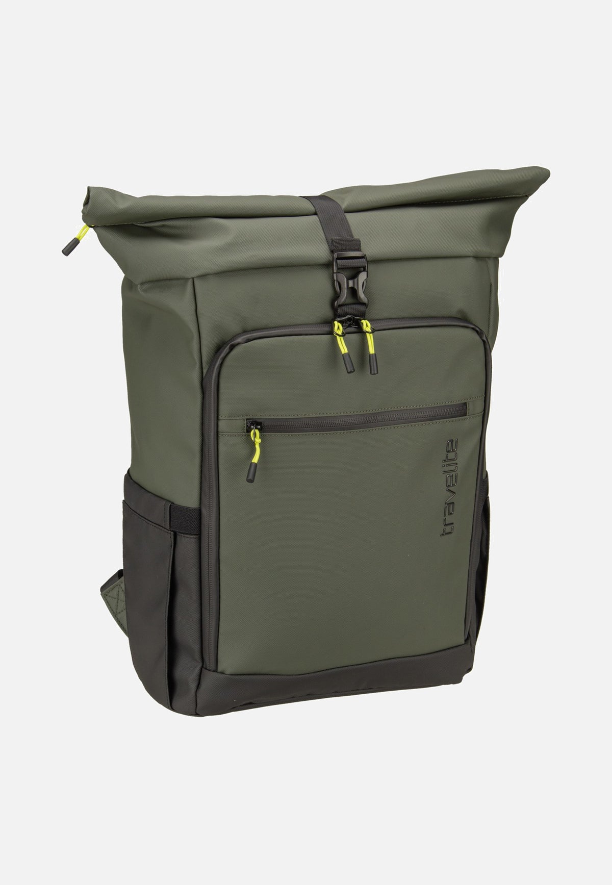 travelite Briize Backpack M Roll-Up Khaki Rucksack