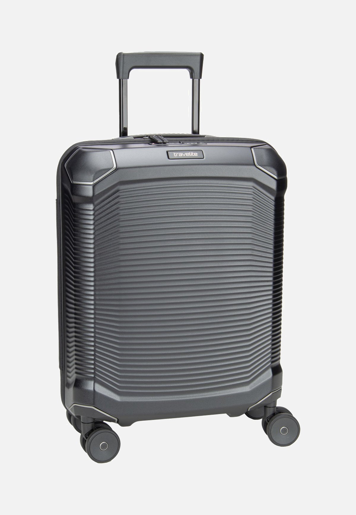 travelite Millennium Trolley 4W S Black Suitcase