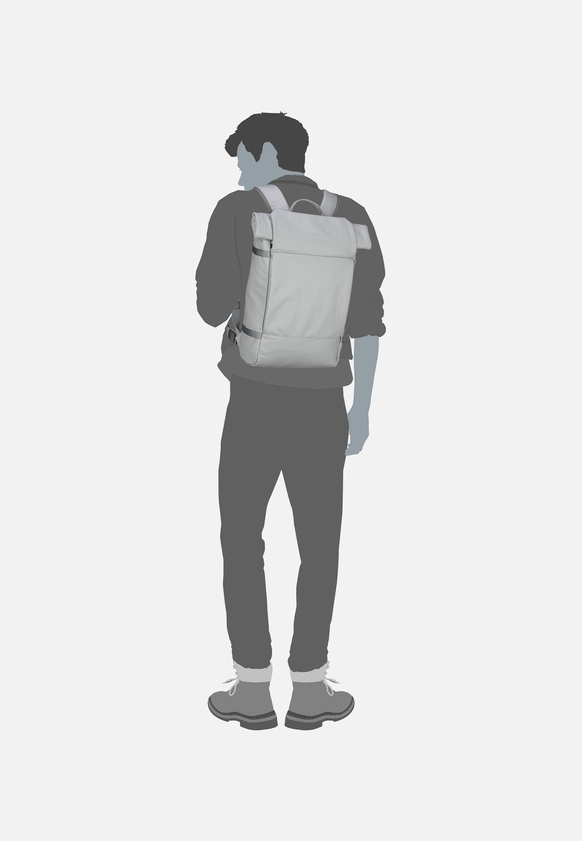 zwei Aqua AQR350 Ice Rolltop Rucksack