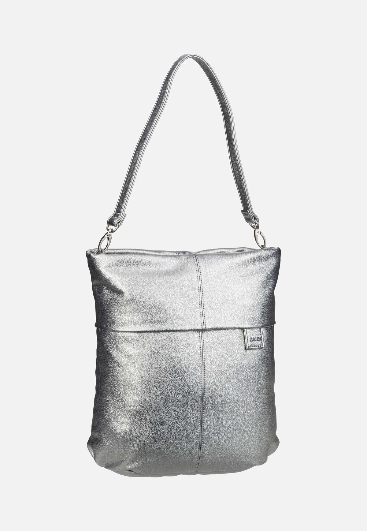 zwei Mademoiselle M12 Silver Hobo Bag