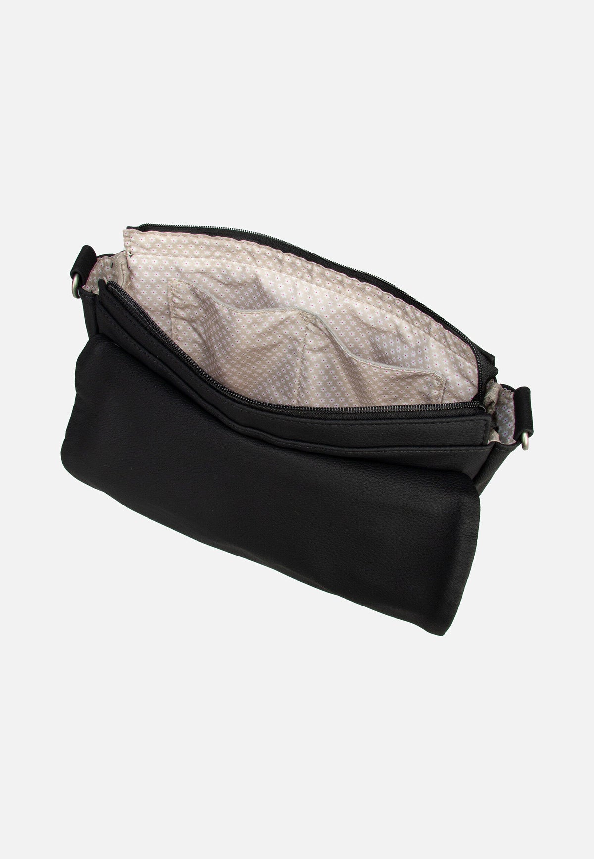 zwei Mademoiselle M60 Nubuk/Black Messenger Bag