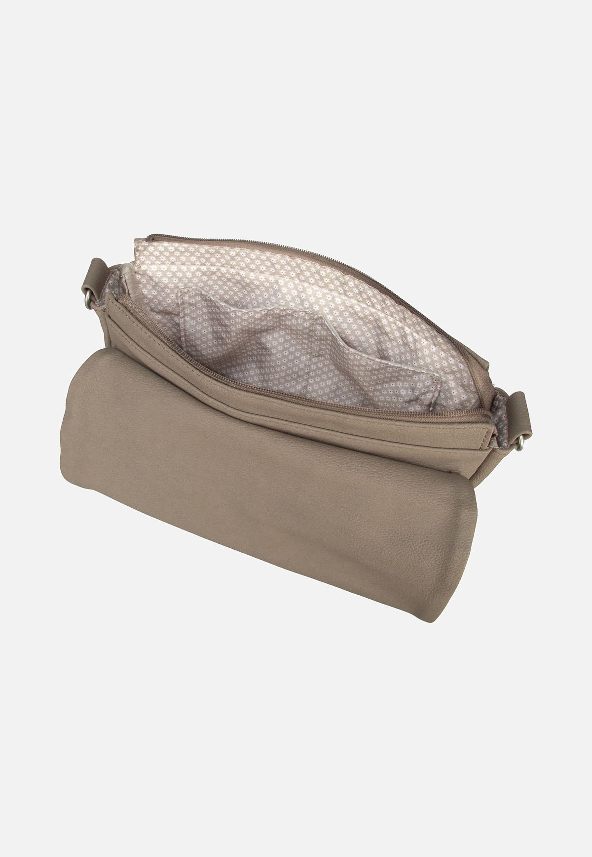 zwei Mademoiselle M60 Nubuk/Cappucino Messenger Bag