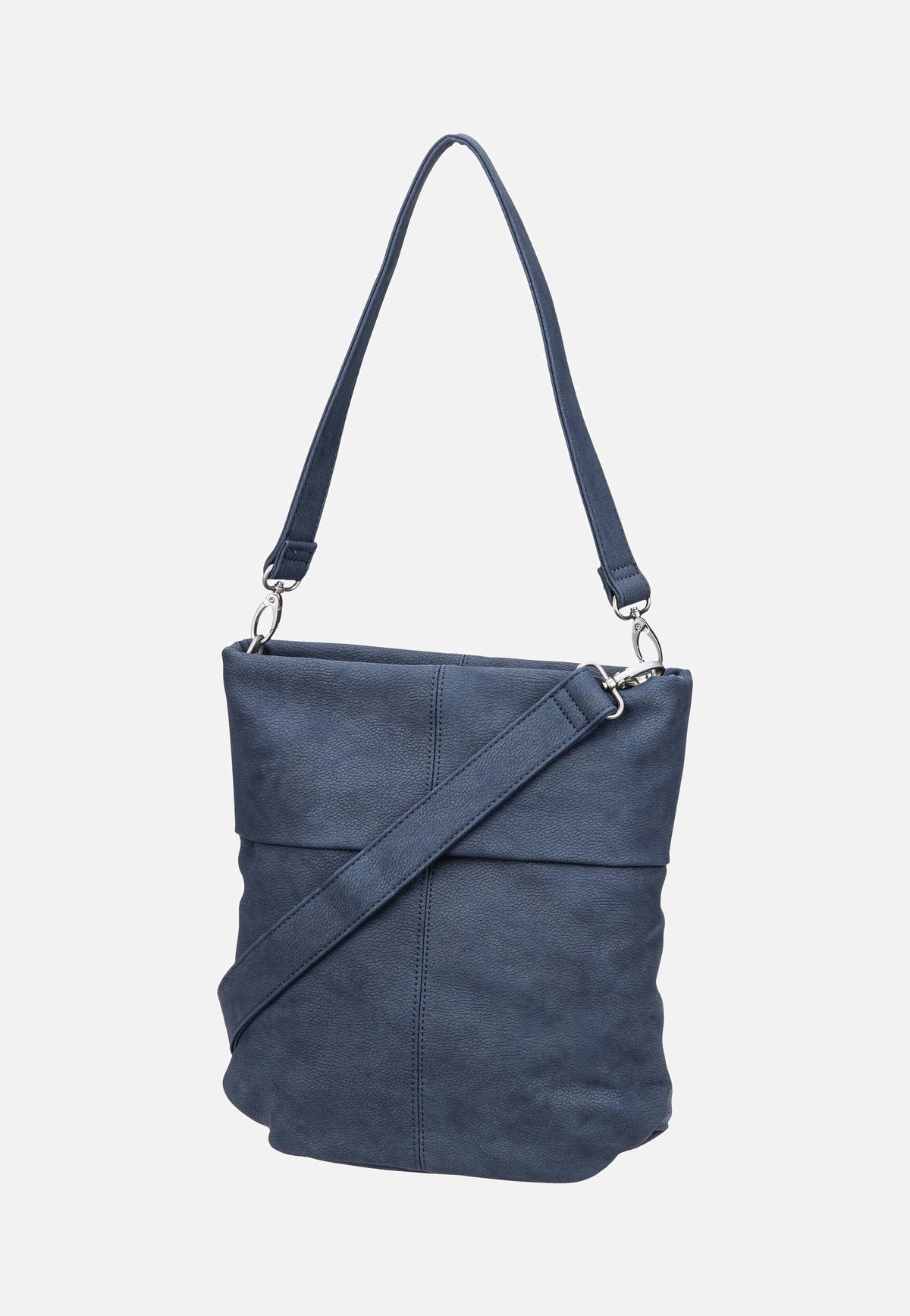zwei Mademoiselle M90 Nubuk/Blue Hobo Bag