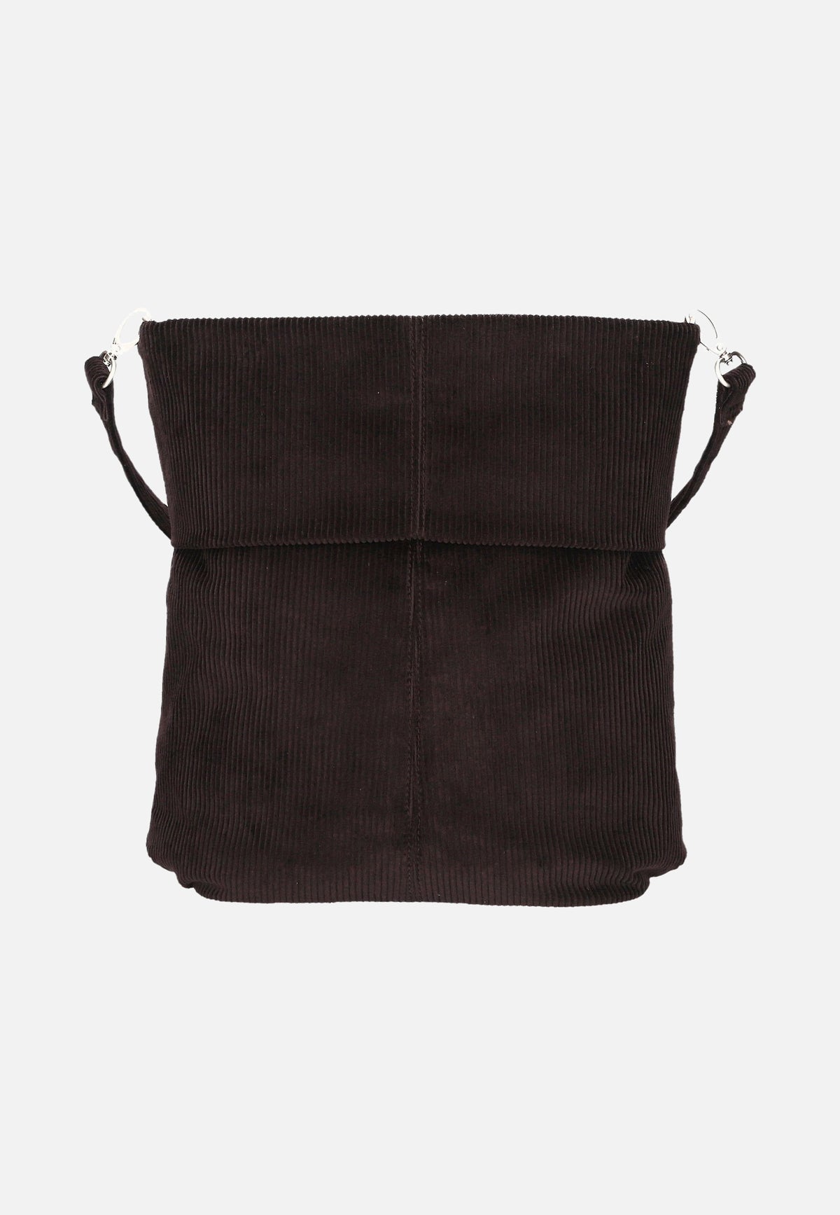 zwei Mademoiselle M12 Cord/Espresso Hobo Bag