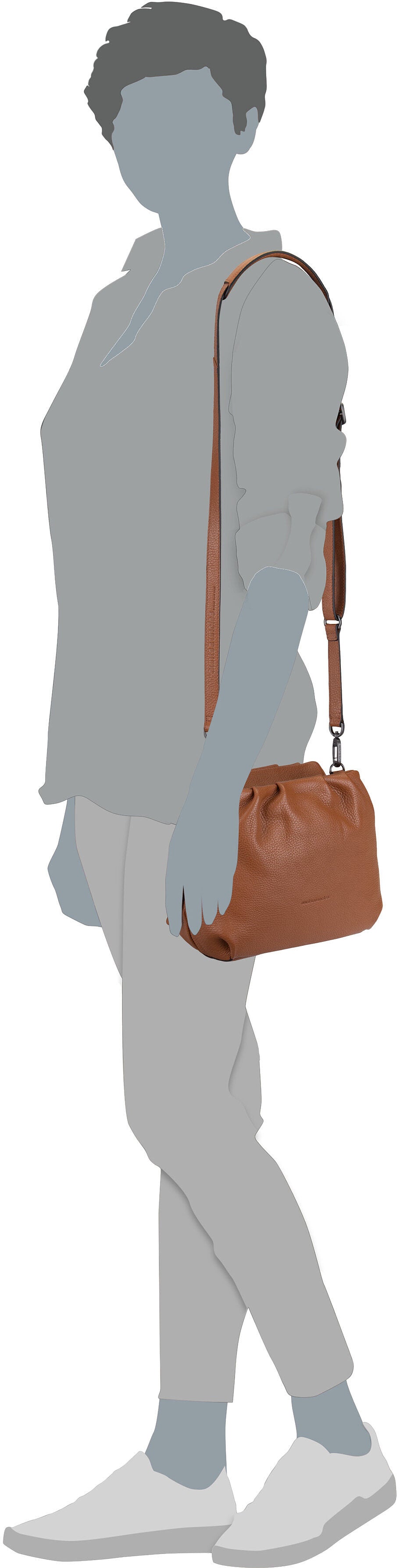 aunts & uncles Honey Skyway Crossbody Bag – Silhouettenansicht