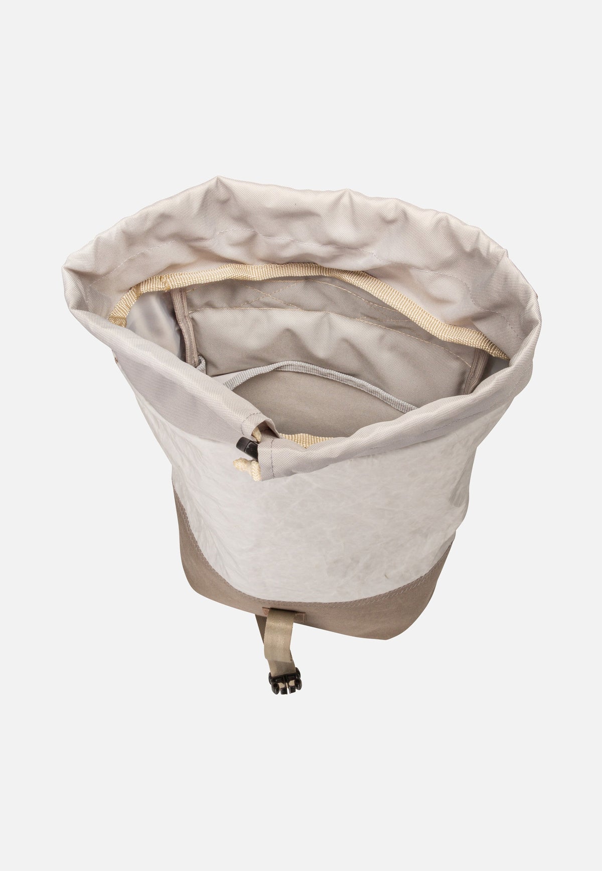 360Grad Landgang Mini Weiß/Balken Taupe Rucksack