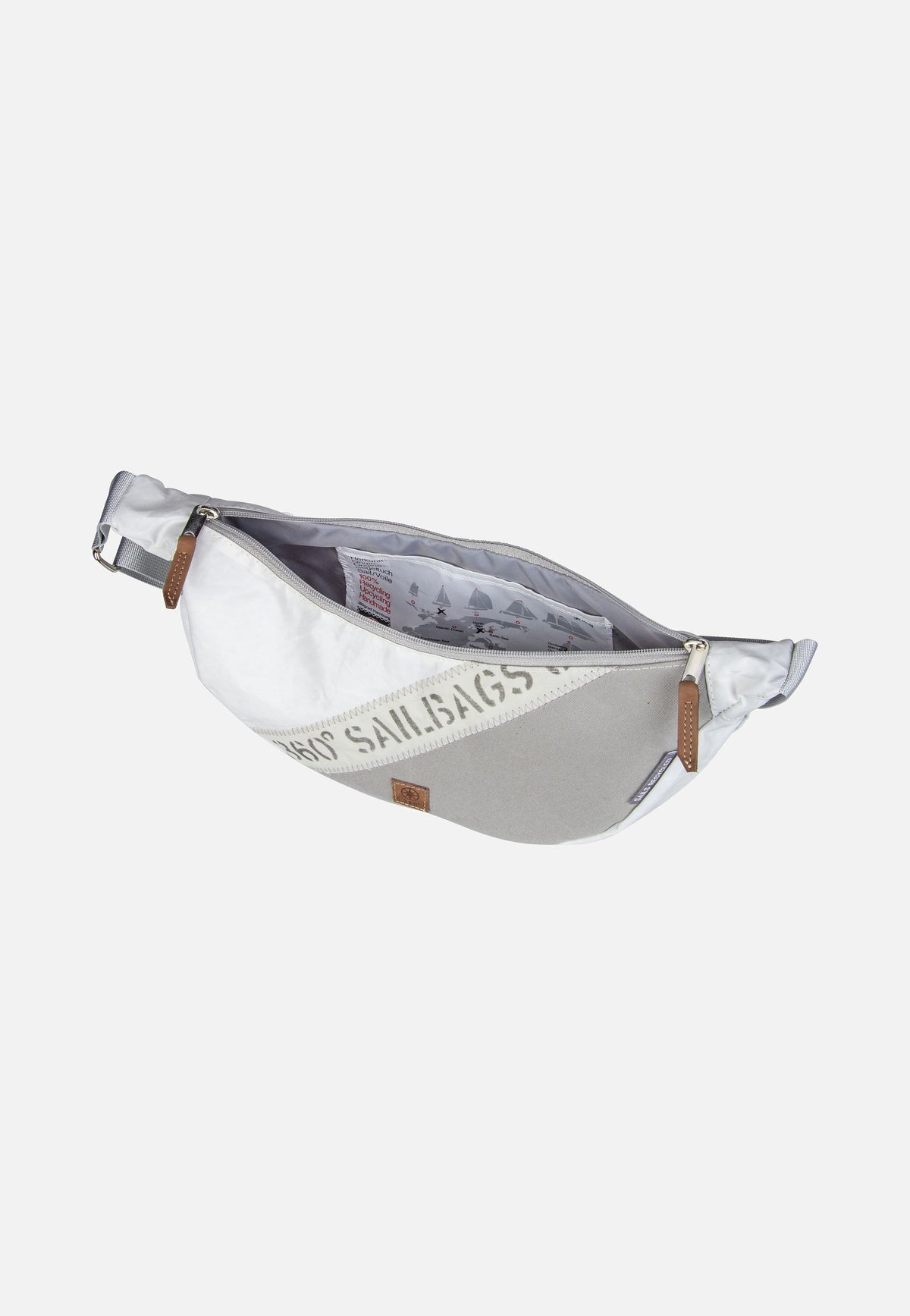 360Grad Roop Stencil-Weiß/Grau Sling Bag