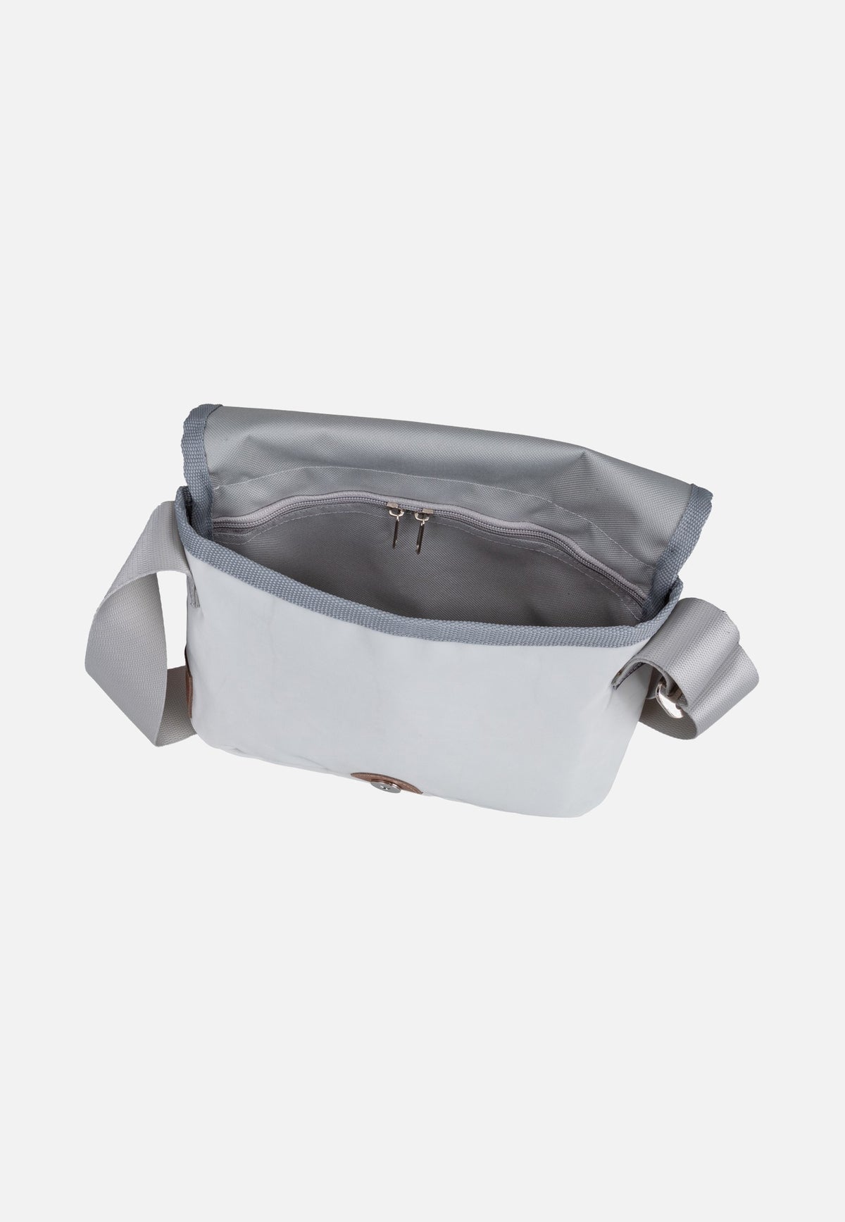360Grad Perle Weiss/Sand/Zahl Orange Messenger Bag